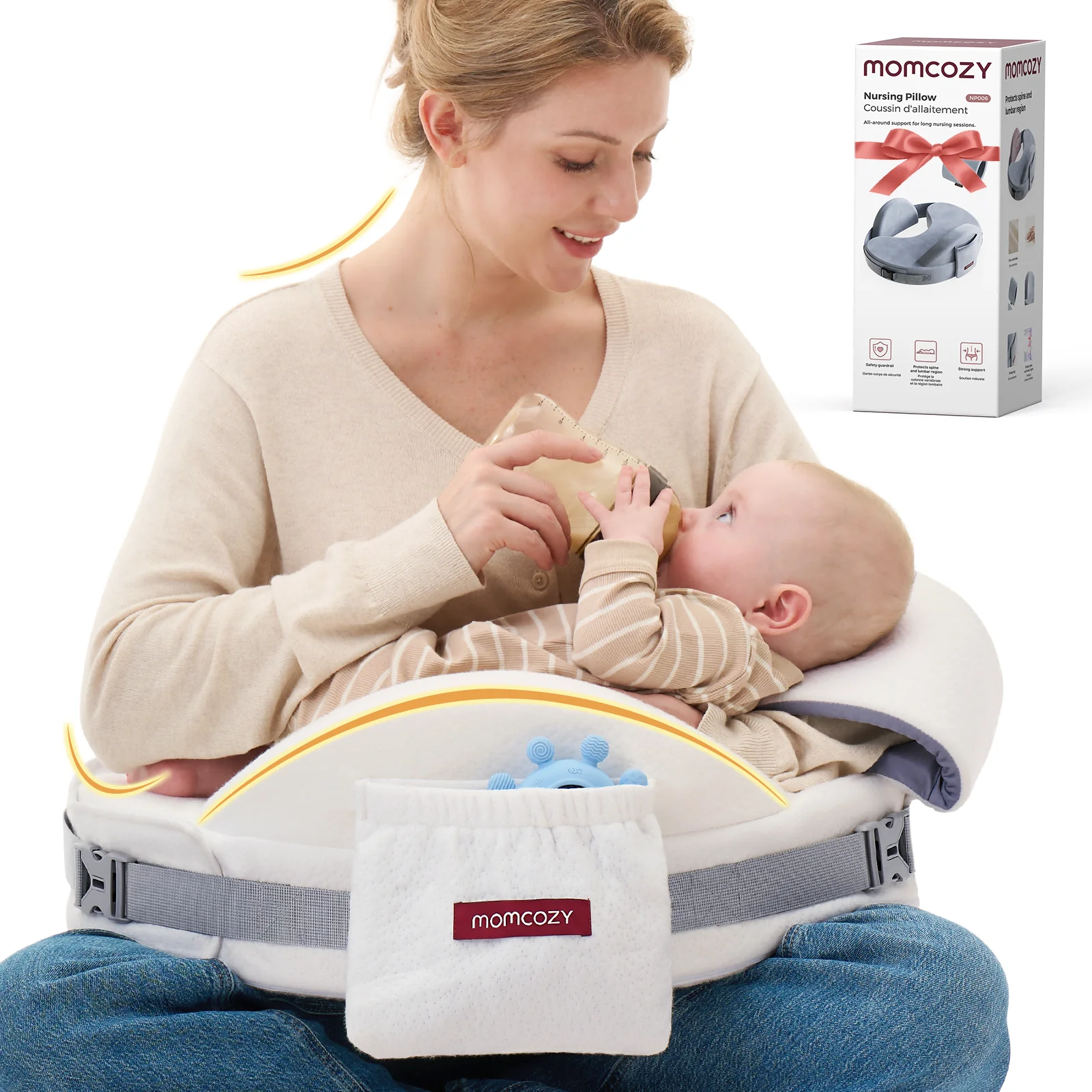 Momcozy MaxSupport Nursing Pillow - Image 29