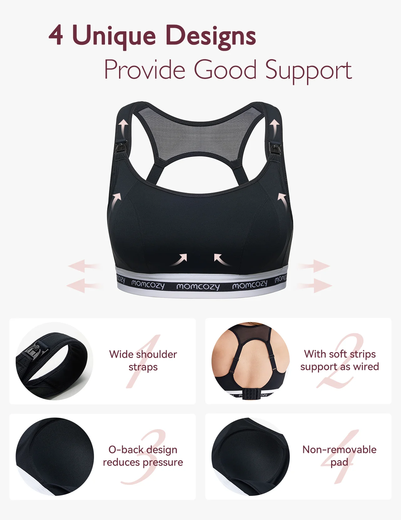 Active - Low Impact Nursing Sports Bra - Image 12