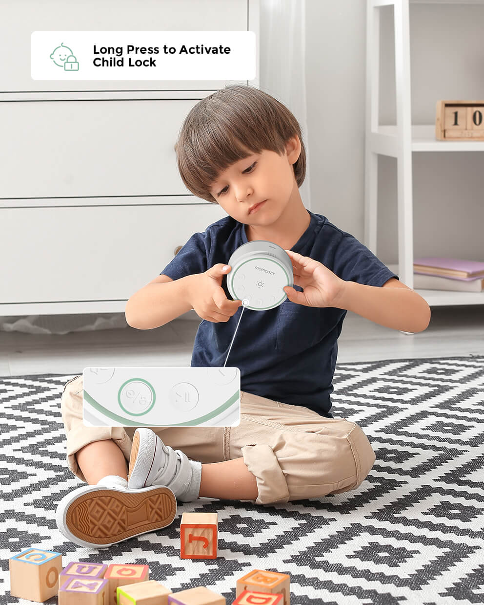 Momcozy Portable Baby Sound Machine - Long Battery Life - Image 3