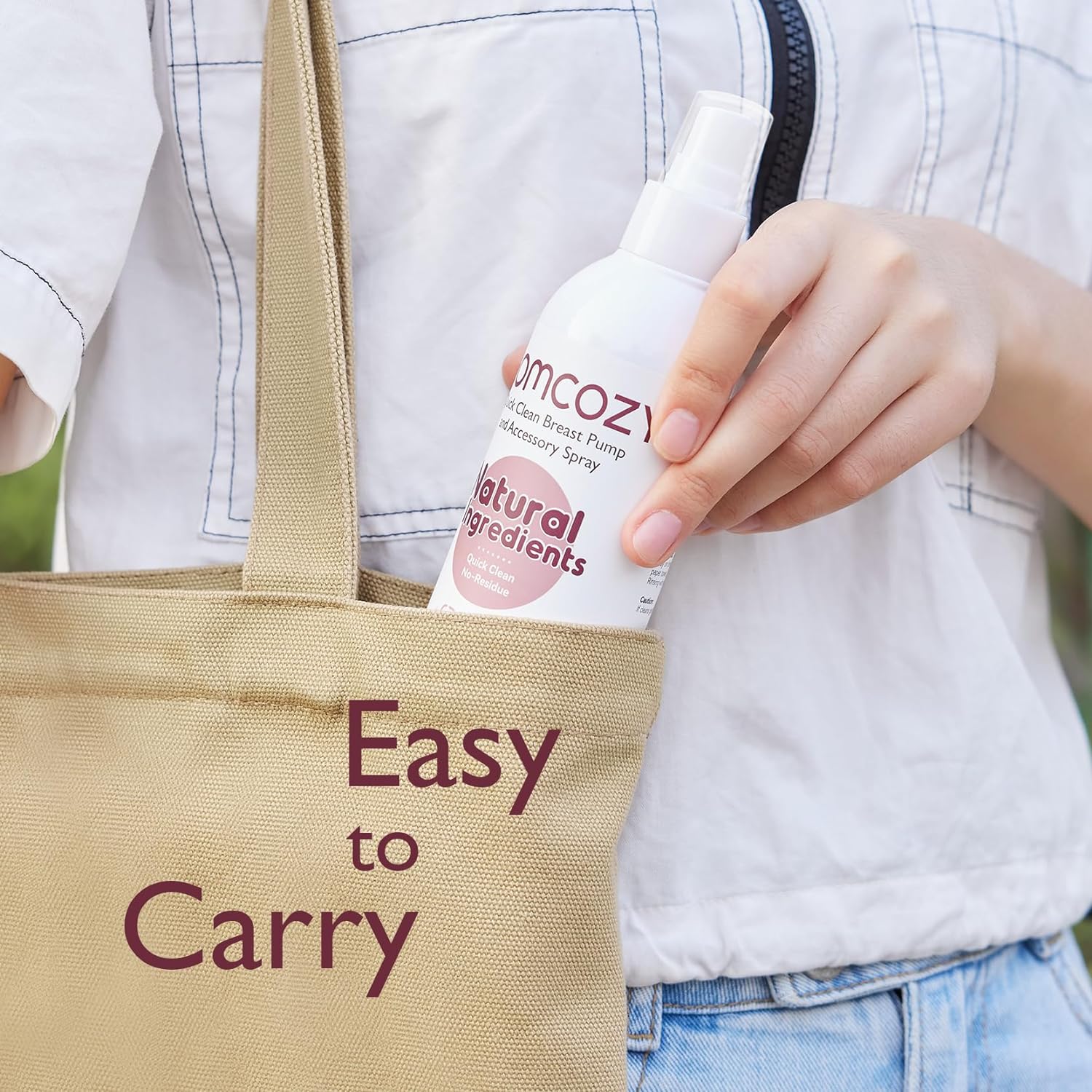 Momcozy Portable Breast Pump Cleaner Spray - Image 3