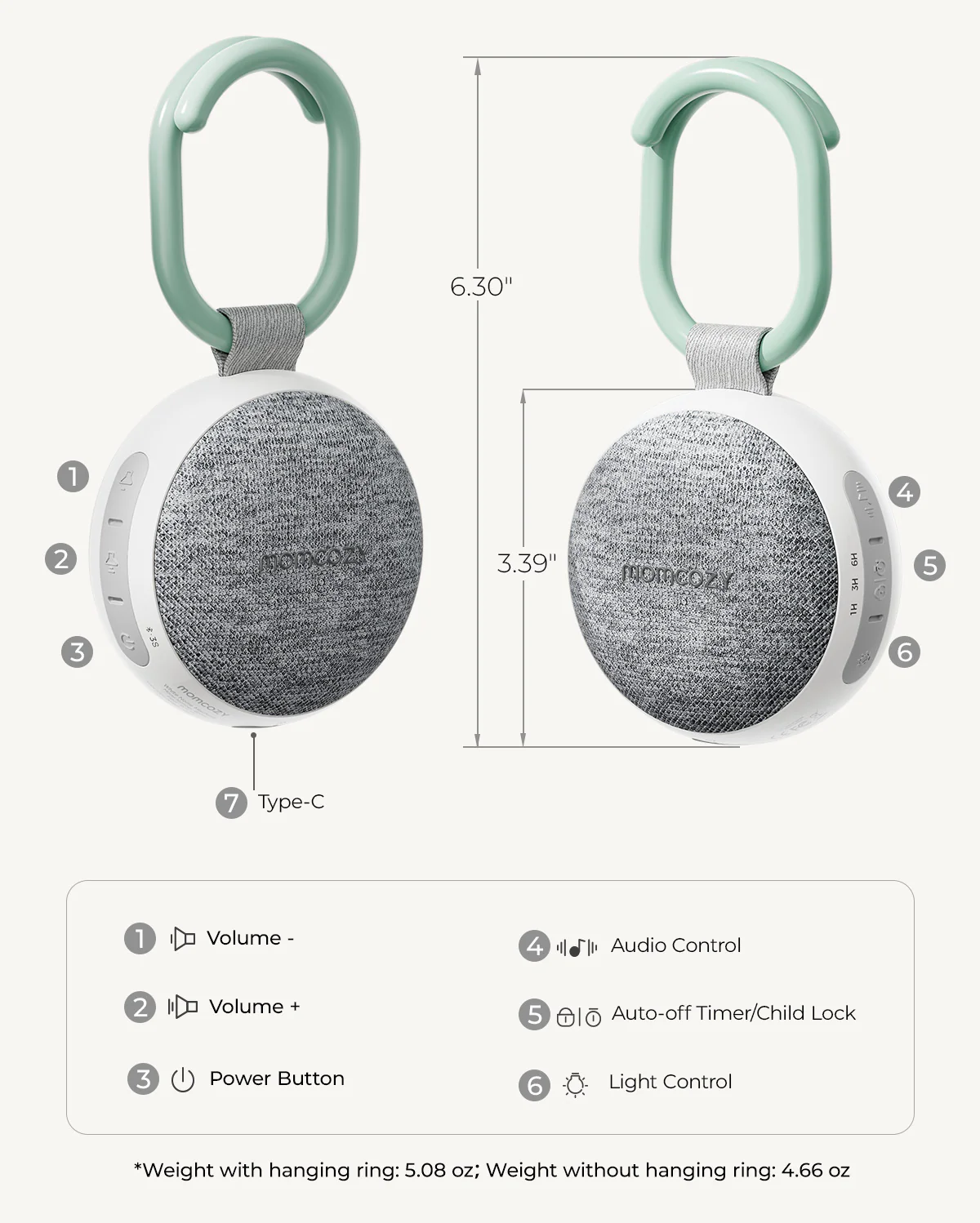Momcozy Portable Sound Machine - Image 10