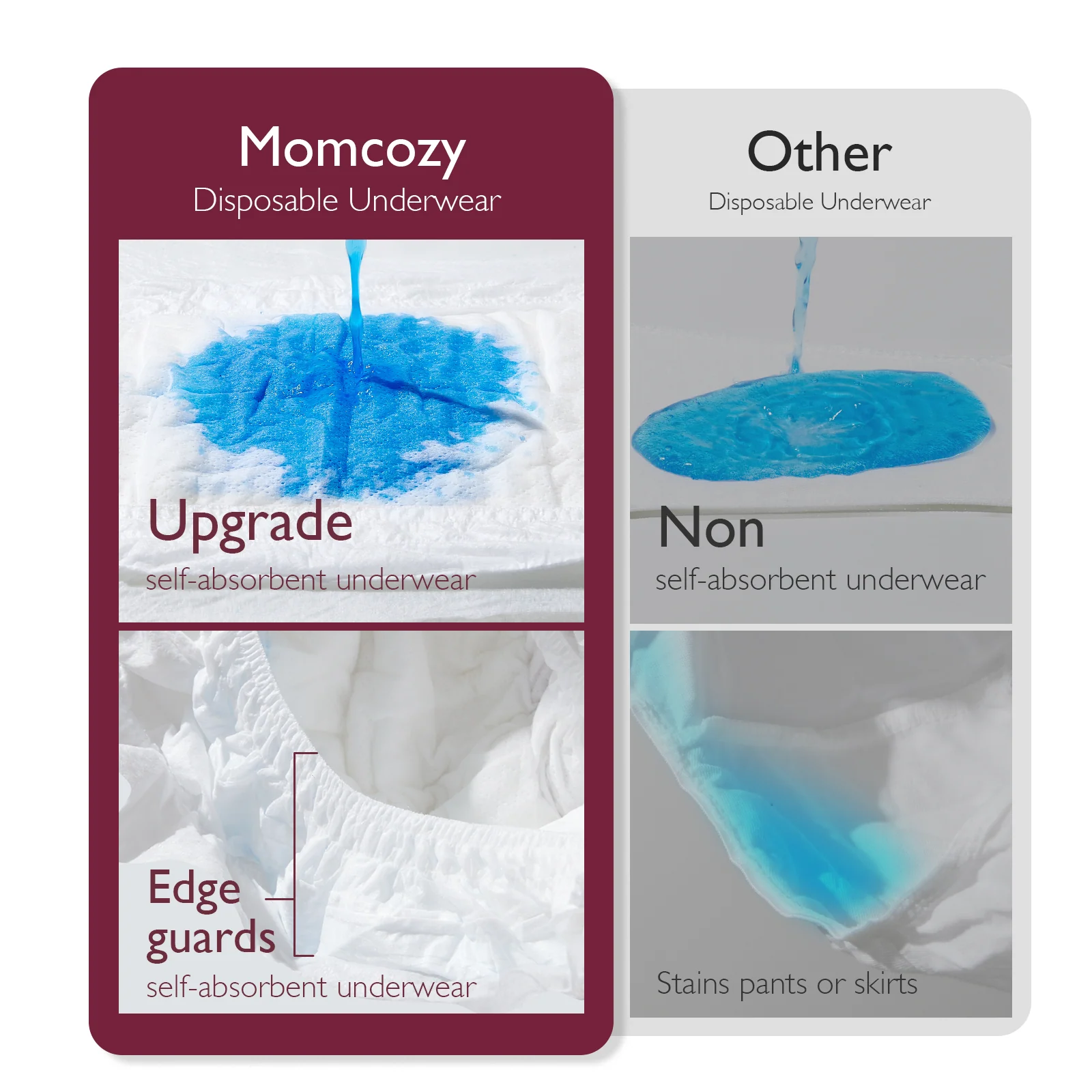Momcozy Postpartum Disposable Underwear 12 PCS - Image 3