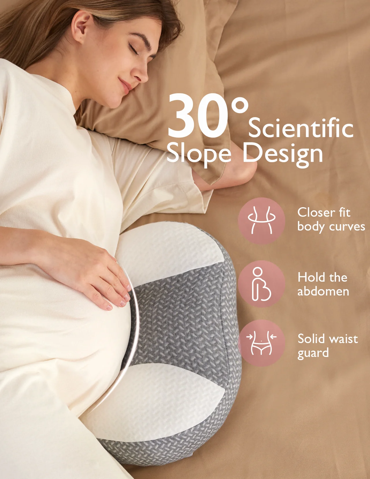Pregnancy Wedge Pillows with Cooling Cover - Image 13