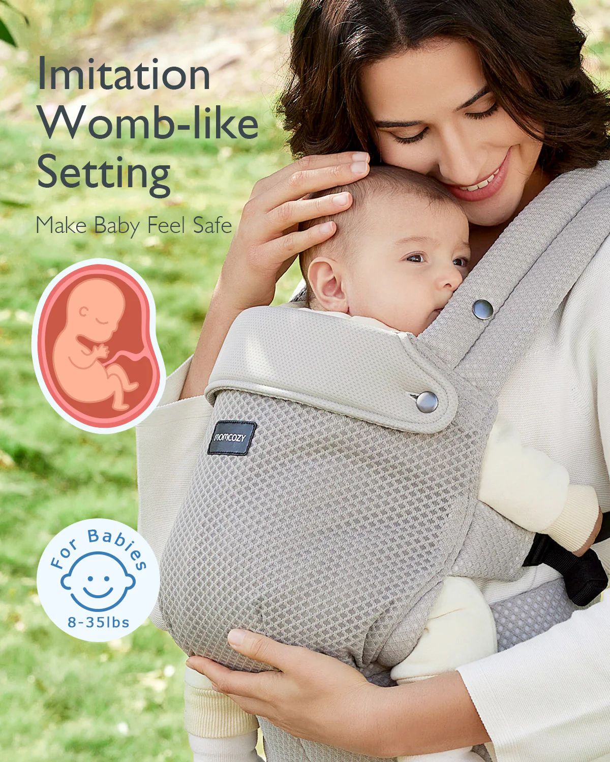 Momcozy PureHug Air Mesh Baby Carrier - Image 15
