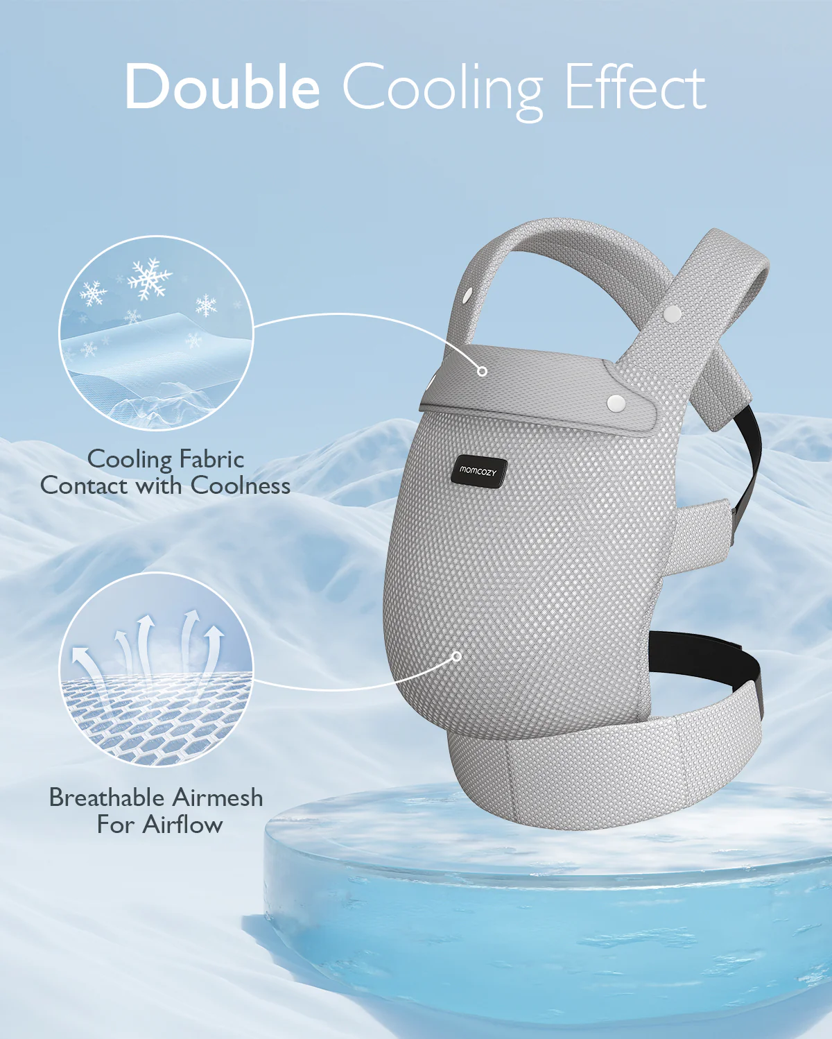Momcozy PureHug Air Mesh Baby Carrier - Image 9