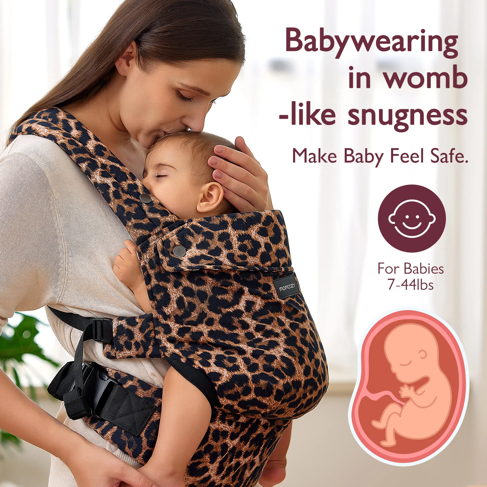 PureHug Baby Carrier - Ergonomic Cozy & Lightweight - Image 18