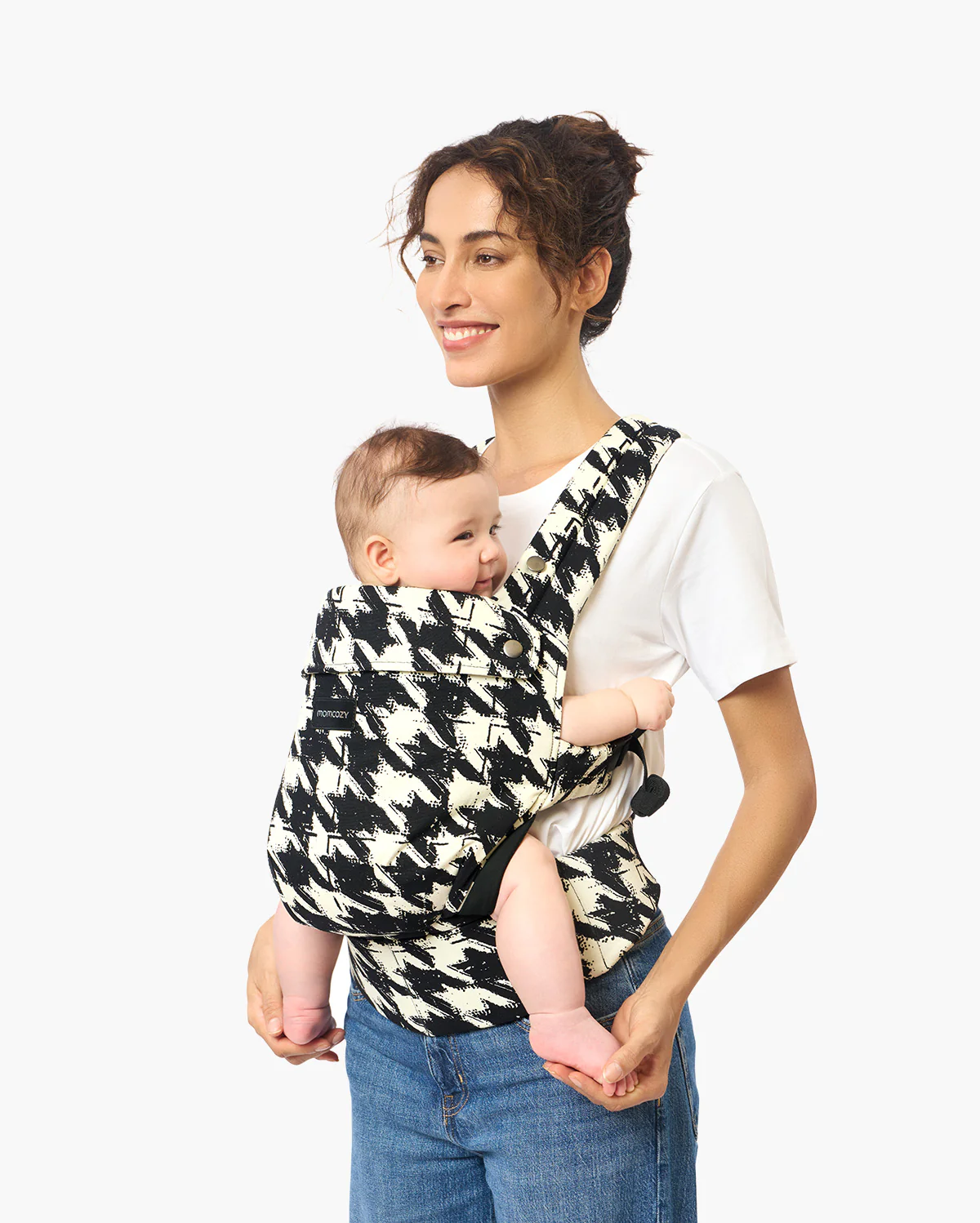 PureHug Baby Carrier - Cotton-Houndstooth - Image 9