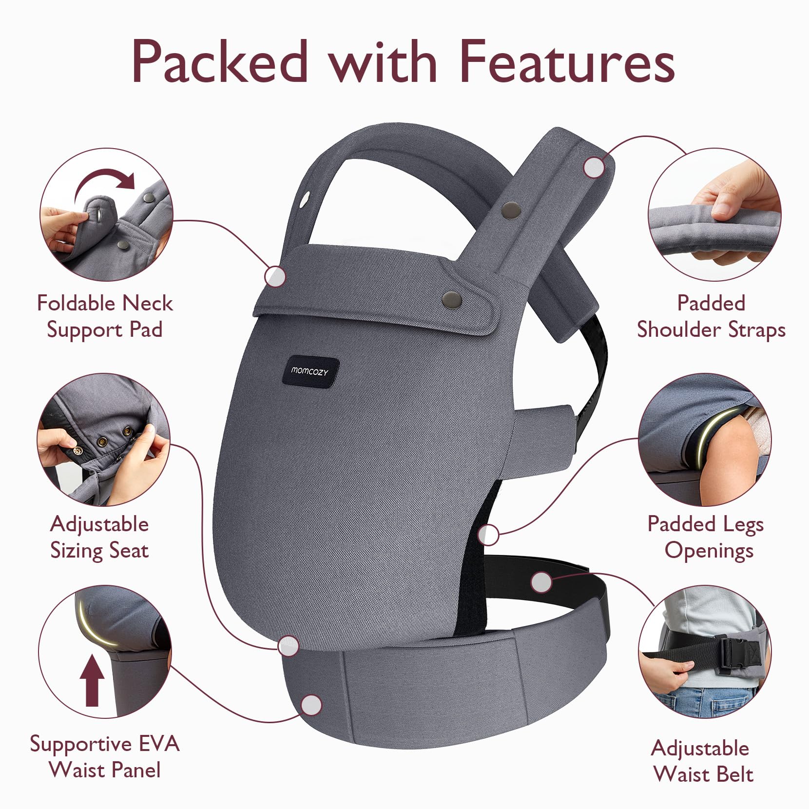 Momcozy PureHug Baby Carrier| Exclusive Offer - Image 13