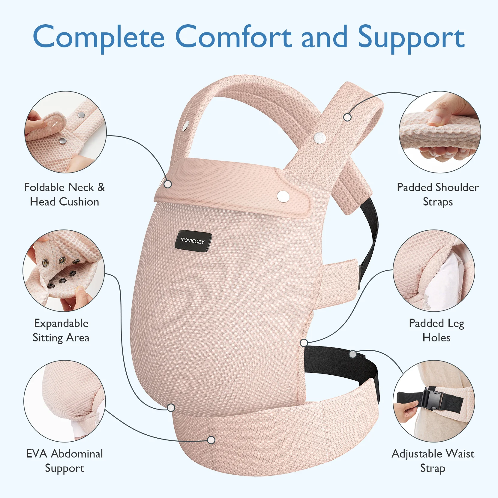 PureHug Baby Carrier - Ergonomic Cozy & Lightweight - Image 43