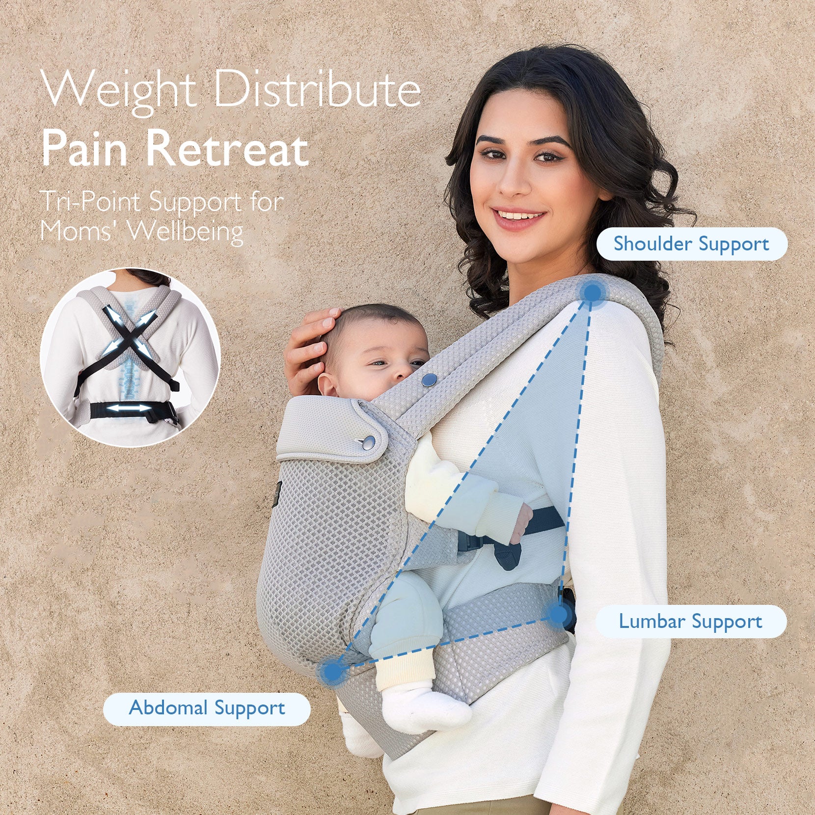 PureHug Baby Carrier - Ergonomic Cozy & Lightweight - Image 47
