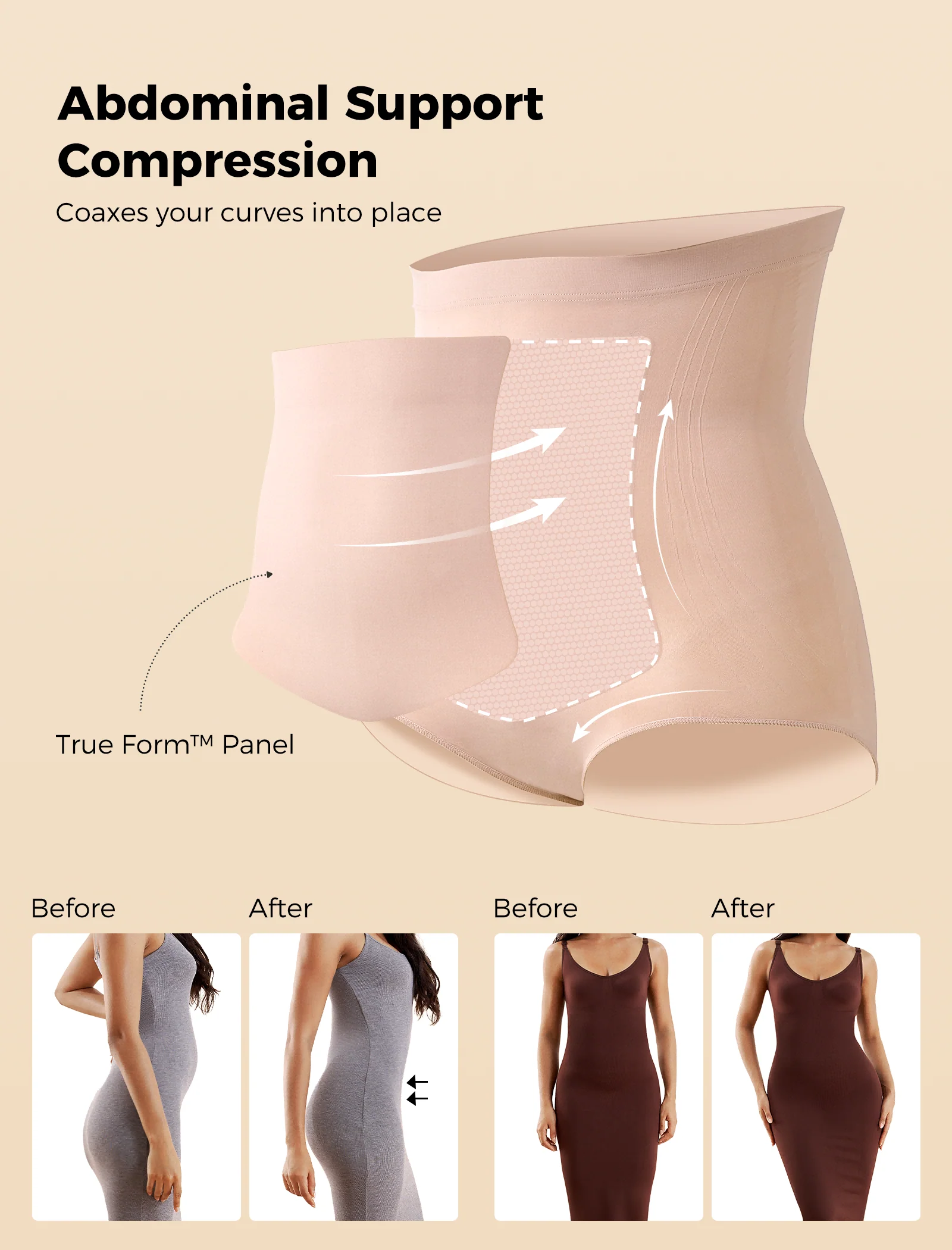Momcozy Seamless Tummy Shapewear Panties - Postpartum & Daily Dress - Image 3