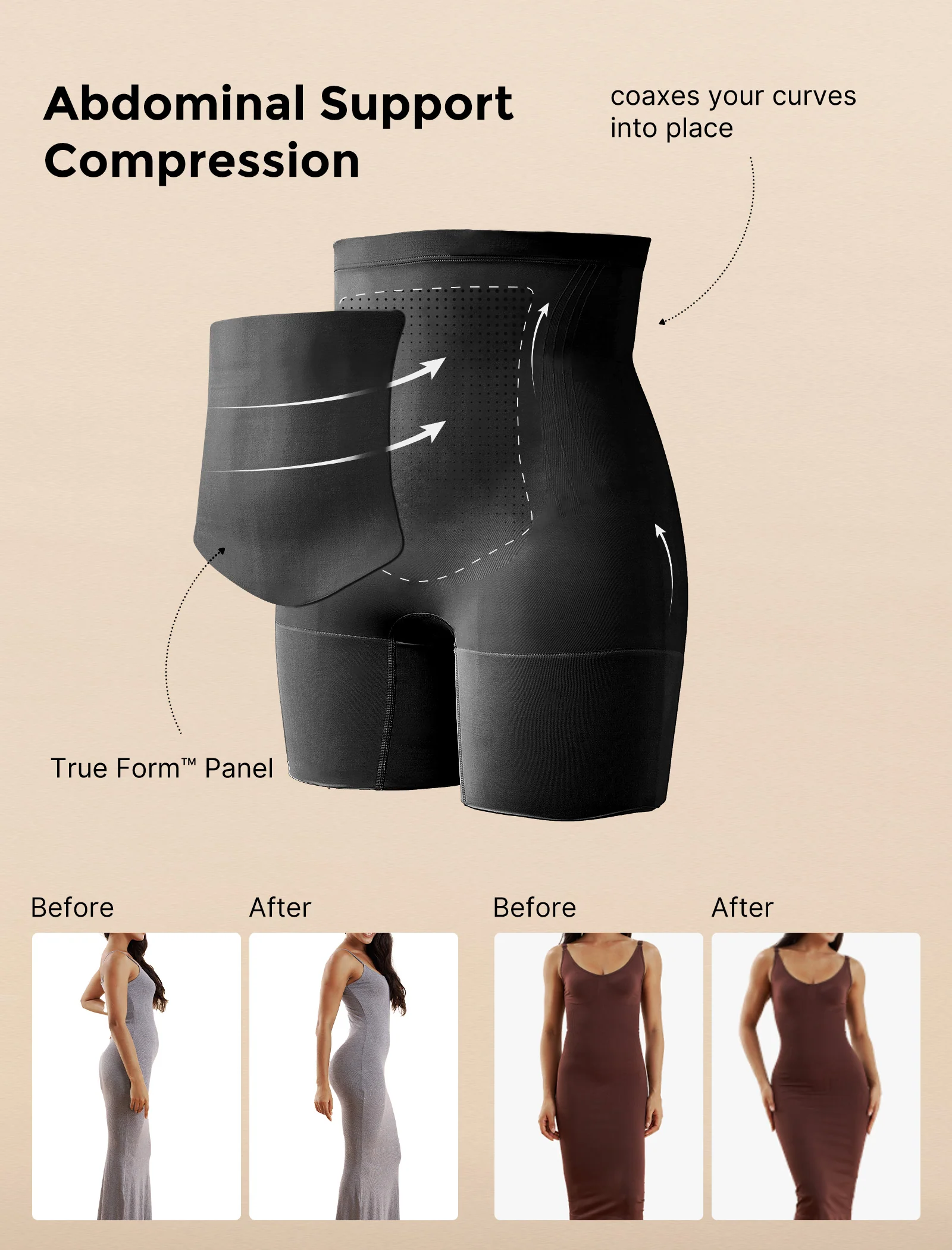 Momcozy Seamless Tummy Shapewear Shorts - Postpartum & Daily Dress - Image 10