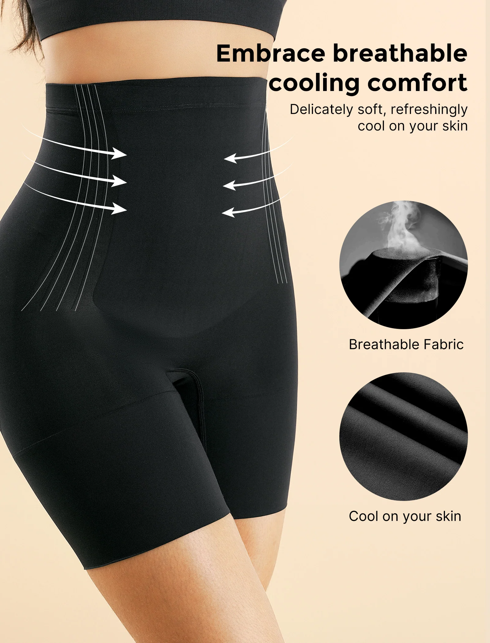 Momcozy Seamless Tummy Shapewear Shorts - Postpartum & Daily Dress - Image 9