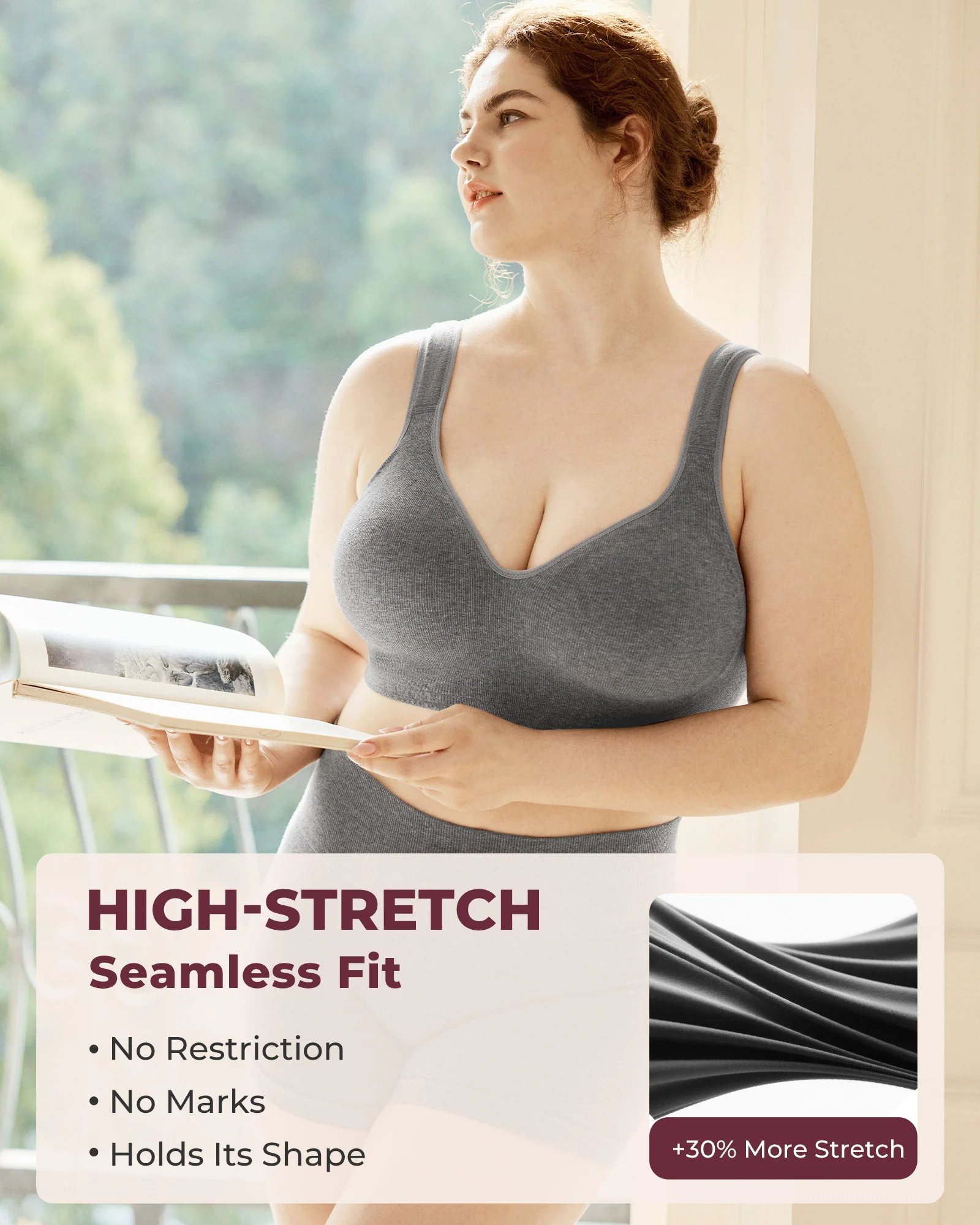 Momcozy Seamless U.S. Cotton Busty Everyday Bras - Image 9