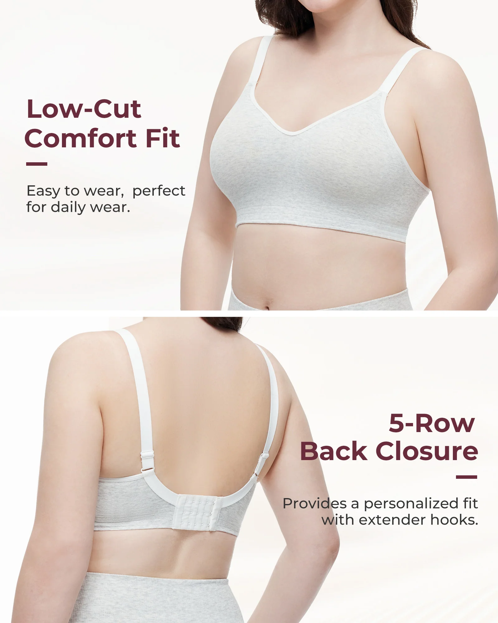 Momcozy U.S. Cotton Seamless Wireless Everyday Bras - Image 5