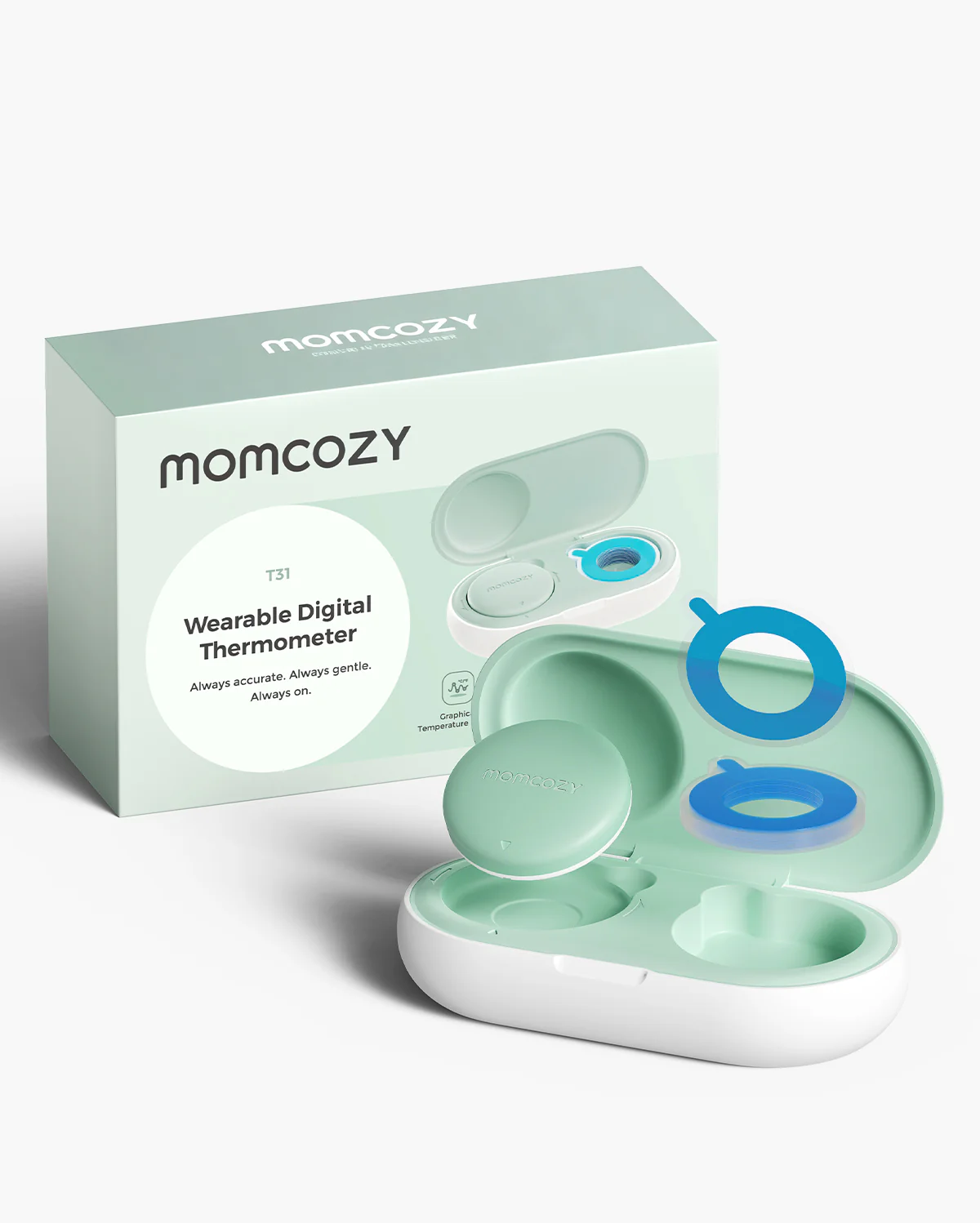 Momcozy Smart Baby Thermometer – Medical-Grade Accuracy & Real-Time App Monitoring - Image 13