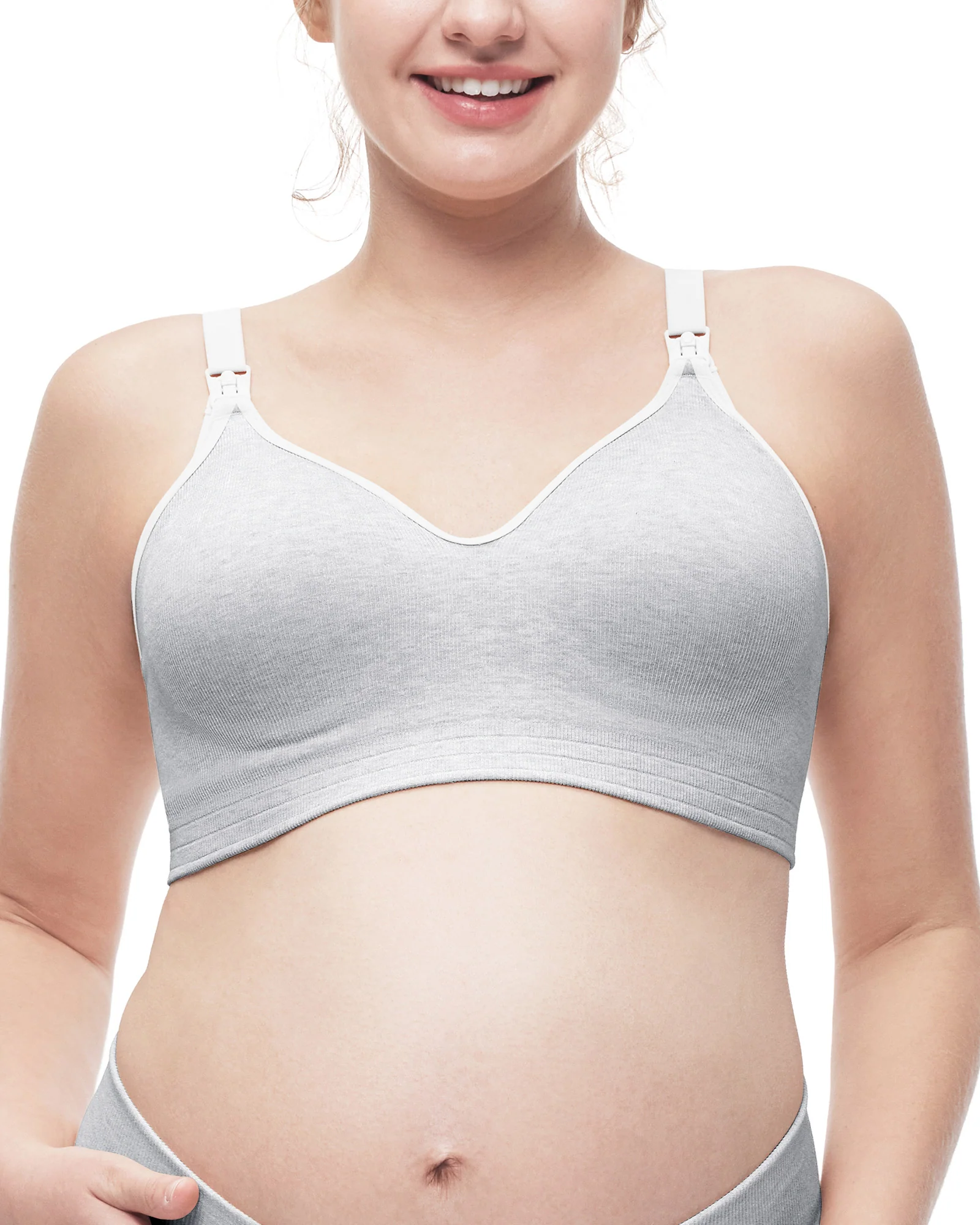 Momcozy Soft U.S. Cotton Seamless Maternity Bra - Image 2
