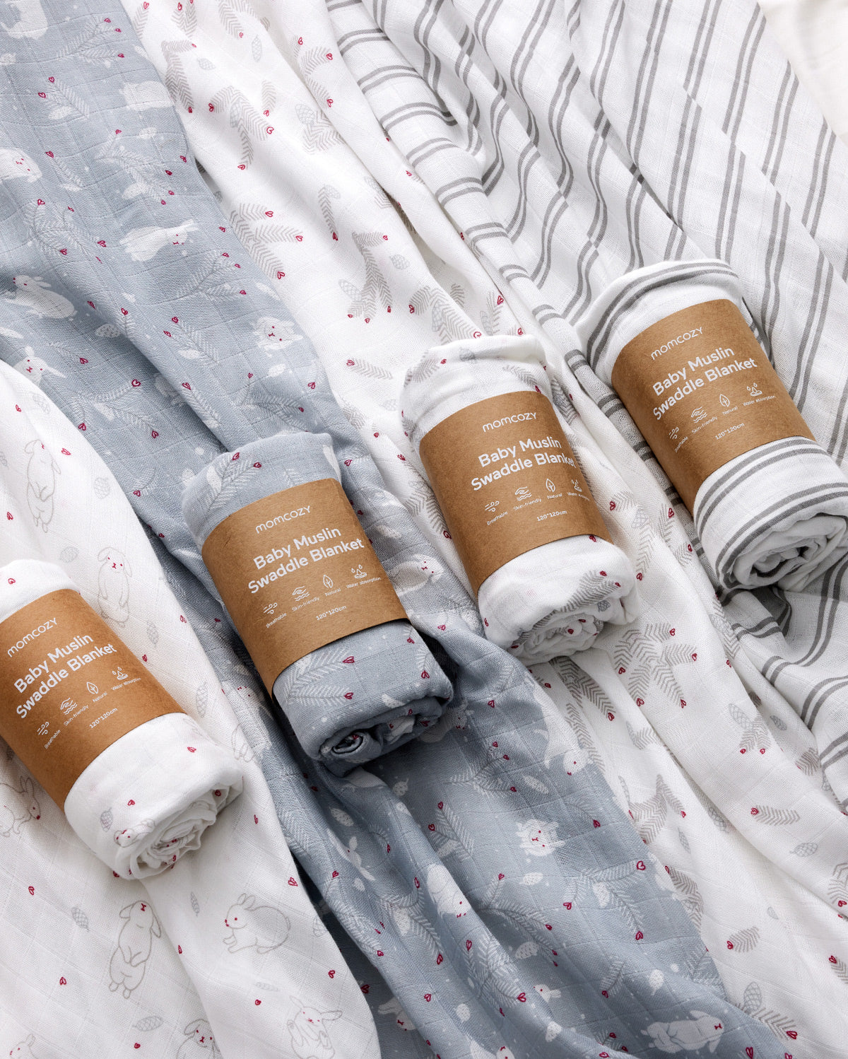 Momcozy Softness Upgrade Muslin Swaddle Blankets - Image 6