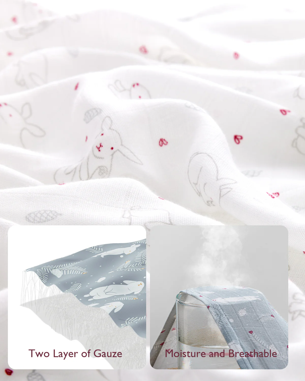 Momcozy Softness Upgrade Muslin Swaddle Blankets - Image 19