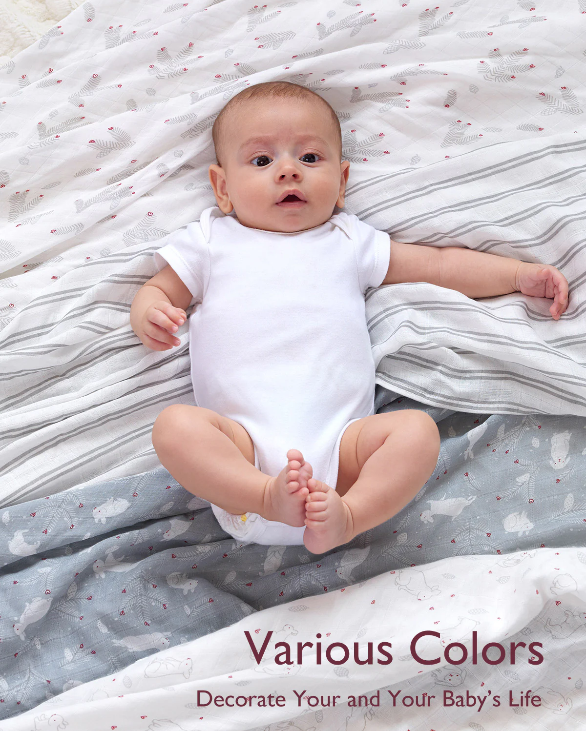 Momcozy Softness Upgrade Muslin Swaddle Blankets - Image 20