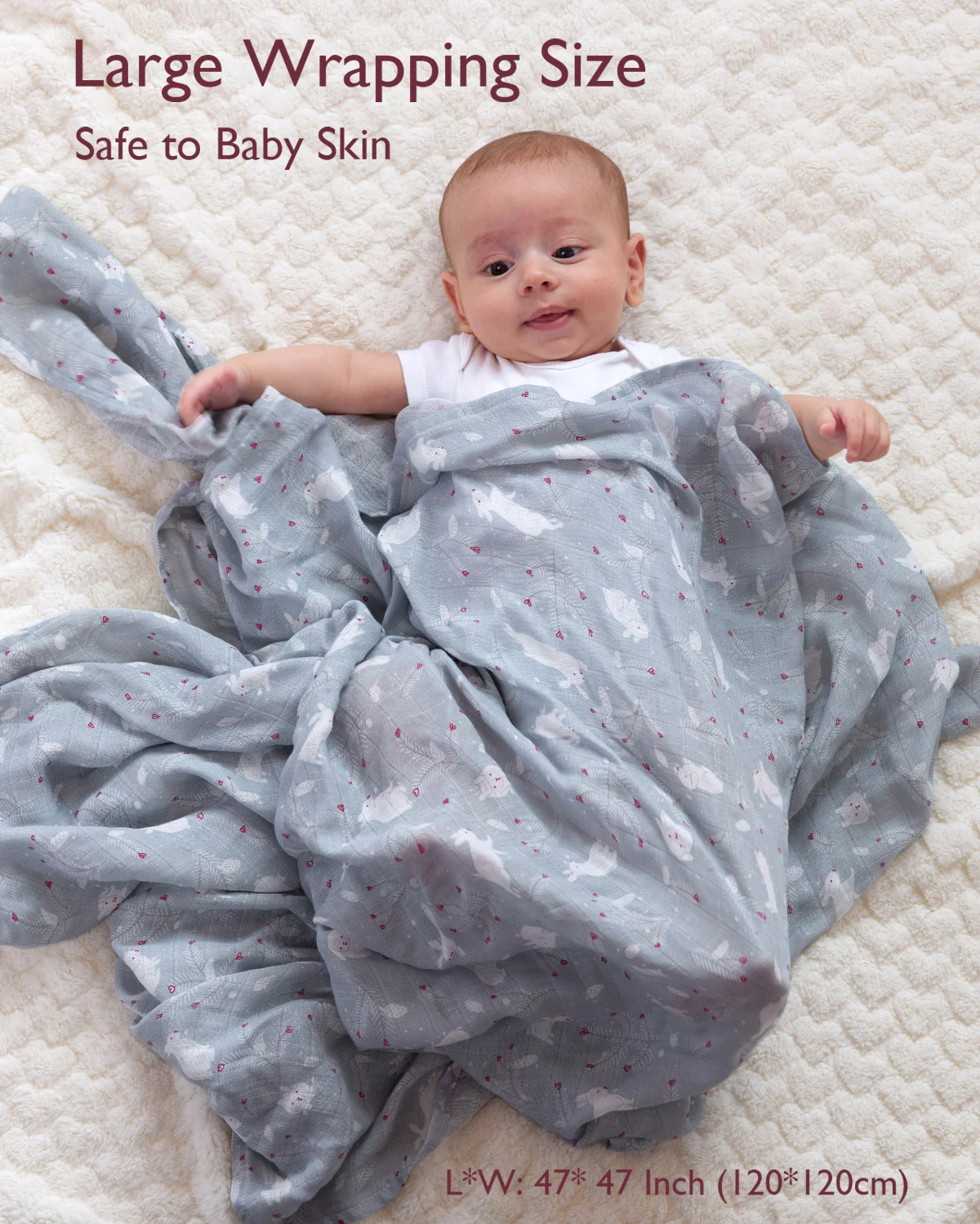 Momcozy Softness Upgrade Muslin Swaddle Blankets - Image 21