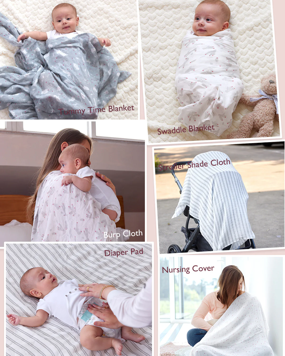 Momcozy Softness Upgrade Muslin Swaddle Blankets - Image 22
