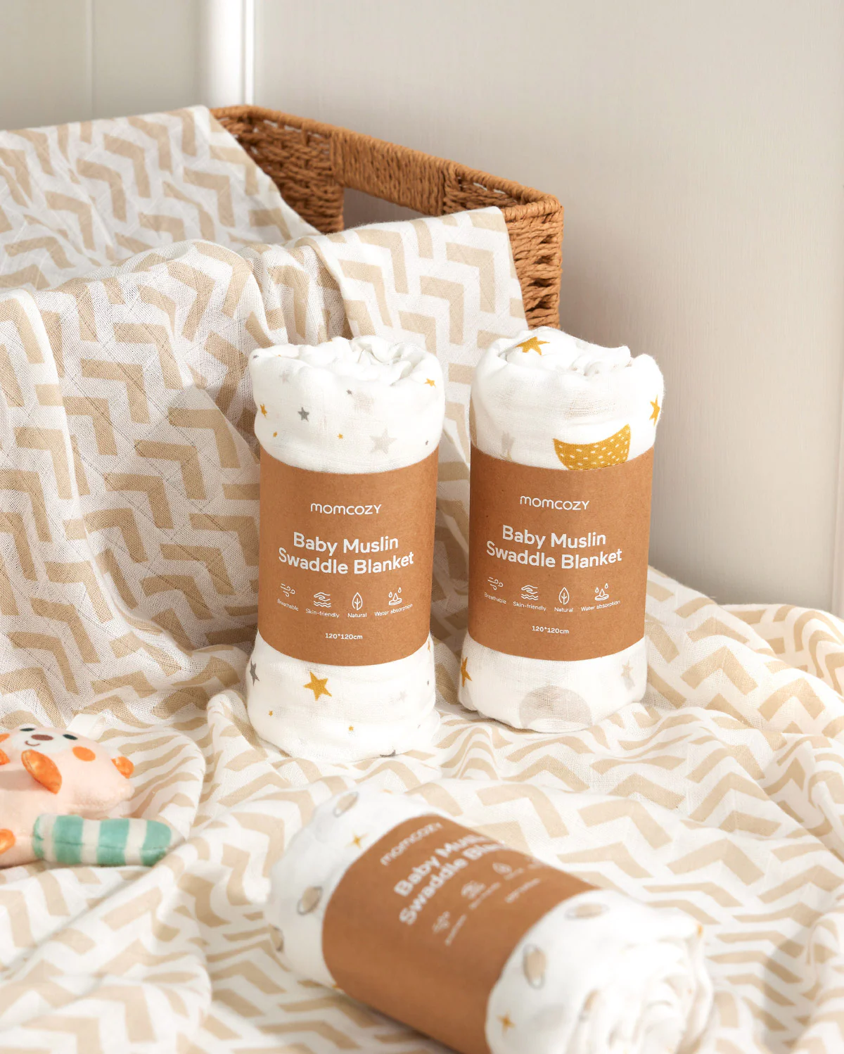 Momcozy Softness Upgrade Muslin Swaddle Blankets - Image 8