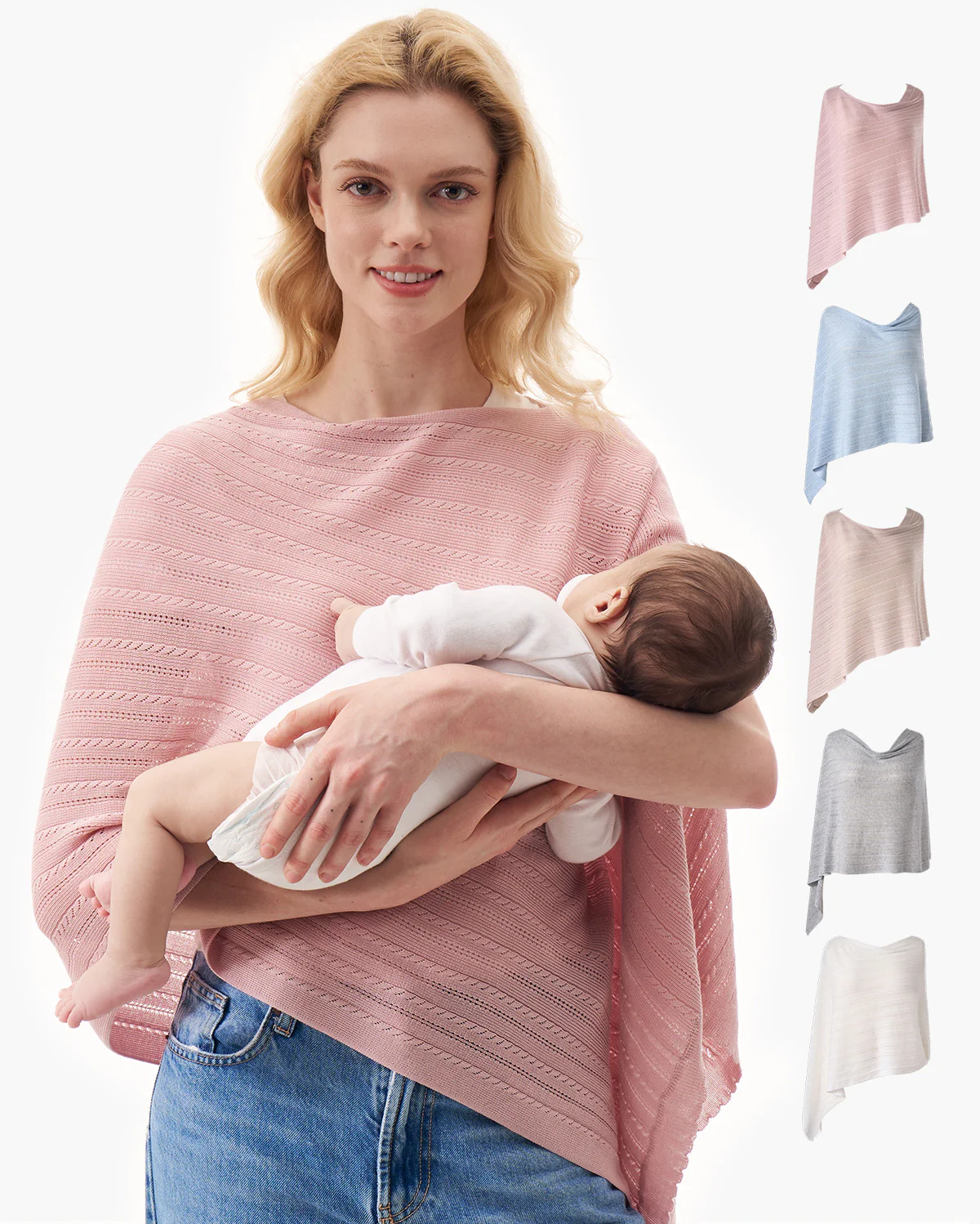 Tencel™ Lyocell Fabric Ultra-Light Nursing Cover - Image 10