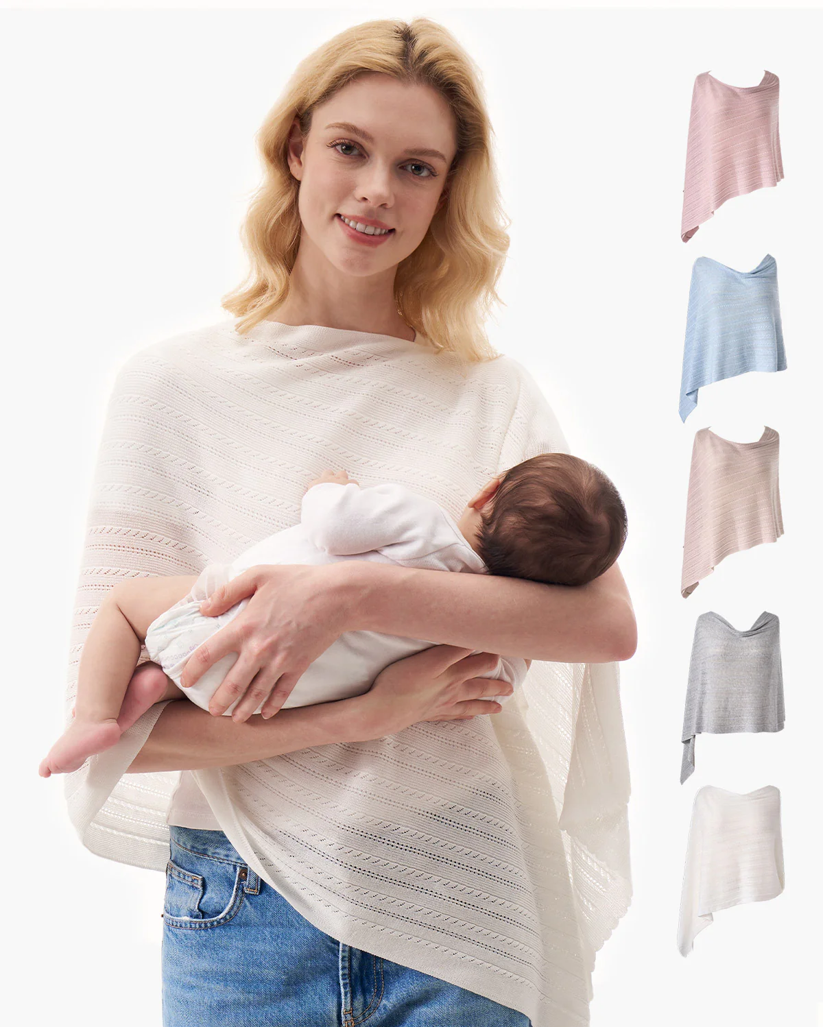 Tencel™ Lyocell Fabric Ultra-Light Nursing Cover - Image 2
