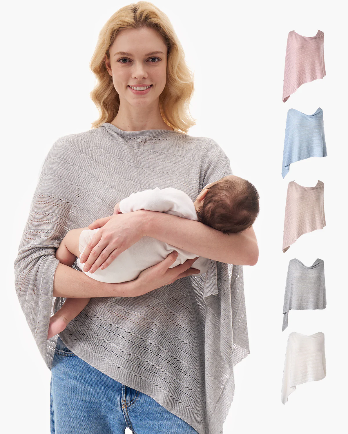 Tencel™ Lyocell Fabric Ultra-Light Nursing Cover - Image 29
