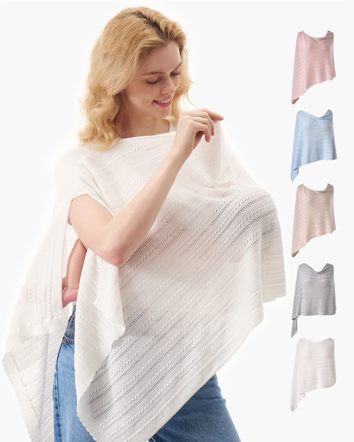 Tencel™ Lyocell Fabric Ultra-Light Nursing Cover - Image 3