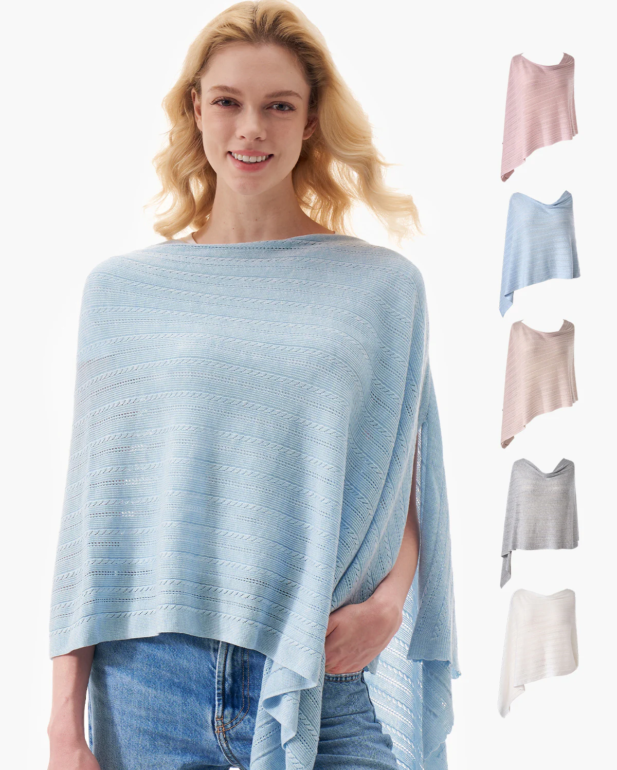 Tencel™ Lyocell Fabric Ultra-Light Nursing Cover - Image 36