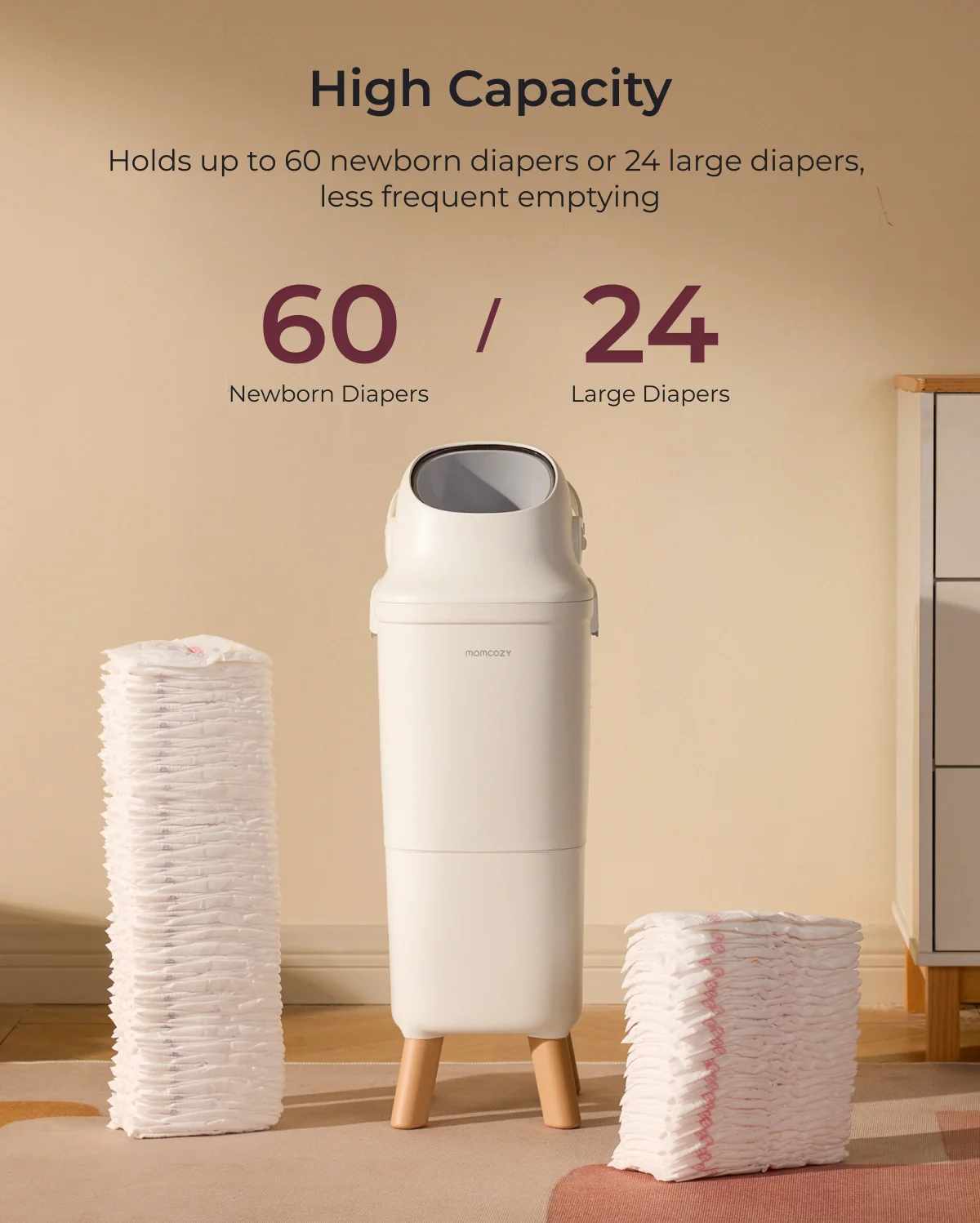 Momcozy Triple-Seal Diaper Pail - Image 10