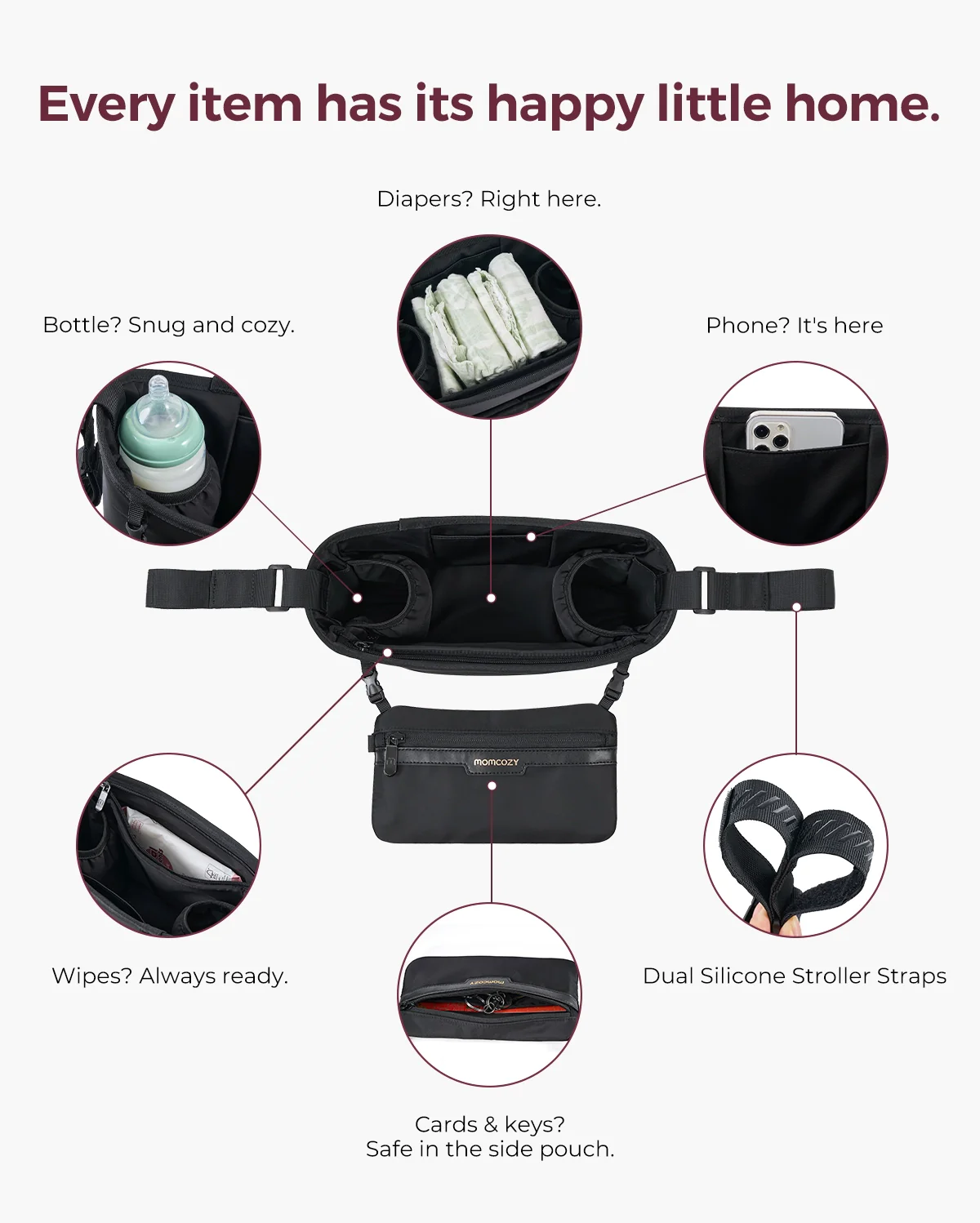 Momcozy Universal Stroller Organizer - Image 3