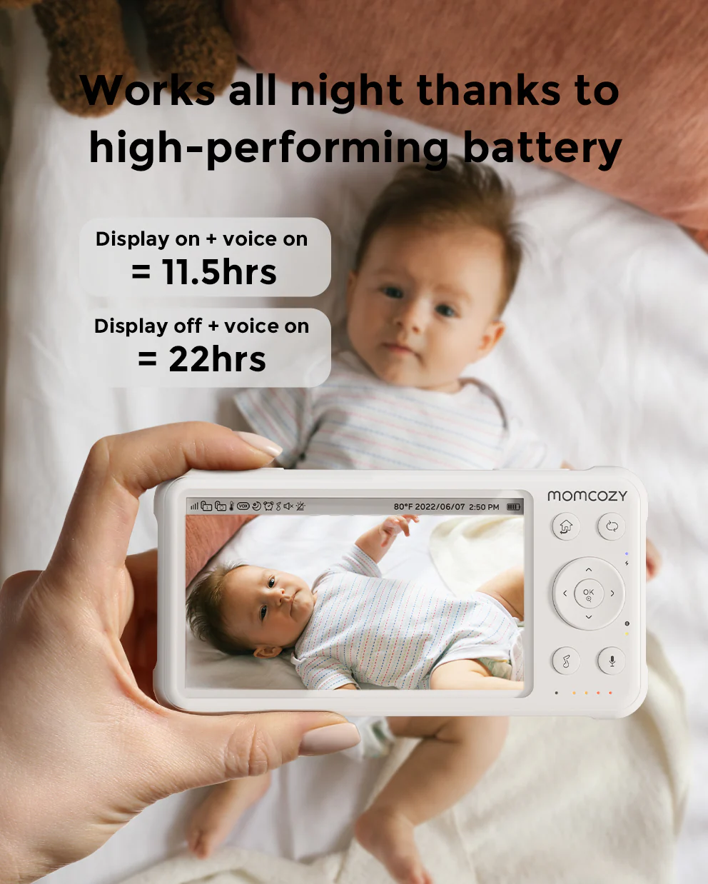 1080P High - Performance Video Baby Monitor BM01 - Image 5