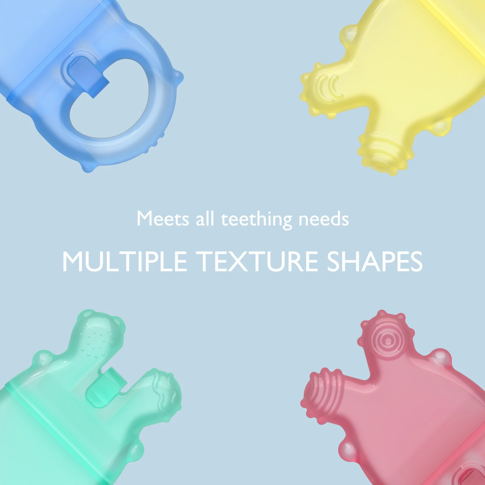 Momcozy Water Fillable Teether (Green and Pink 2 Pcs) - Image 7