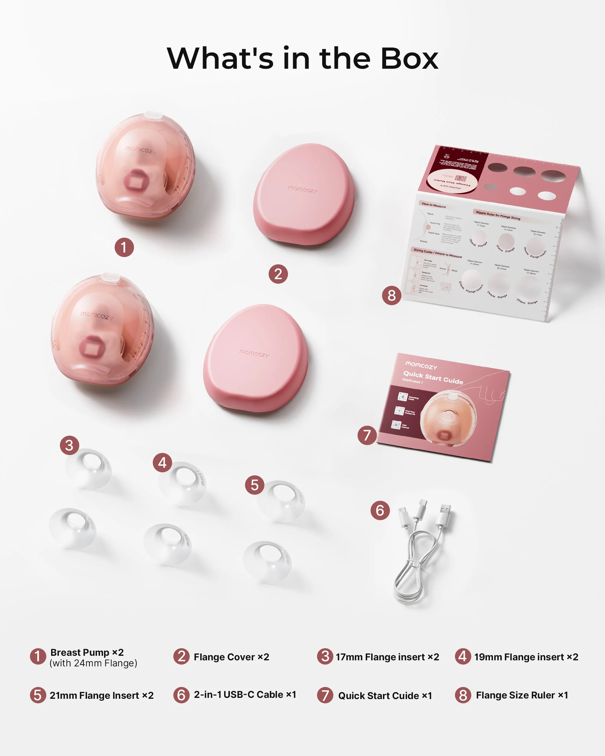 Momcozy Wellness 1 Warm-Massage Wearable Breast Pump - W1 - Image 14