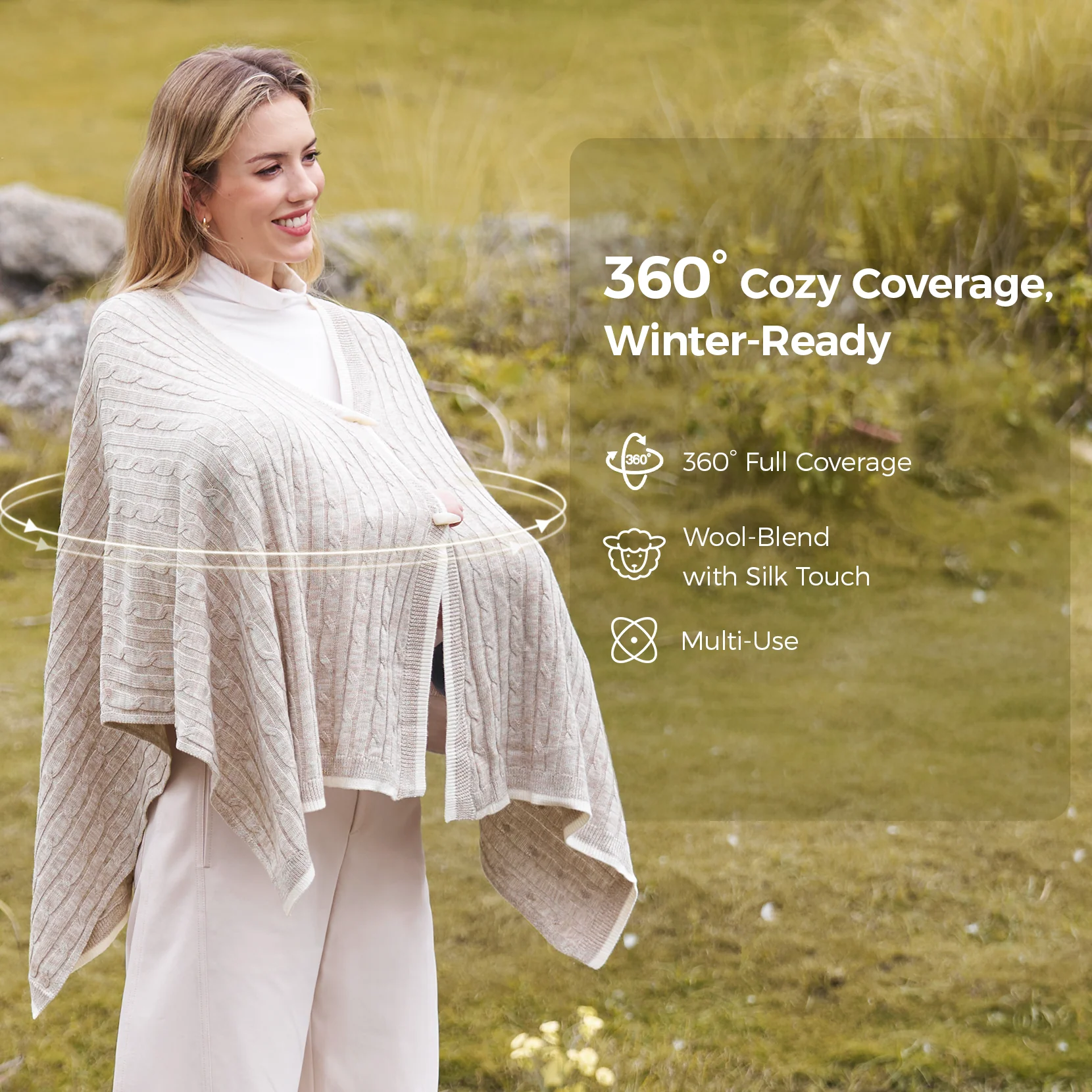 Momcozy Soft Knitted Blend Nursing Cover - Image 16