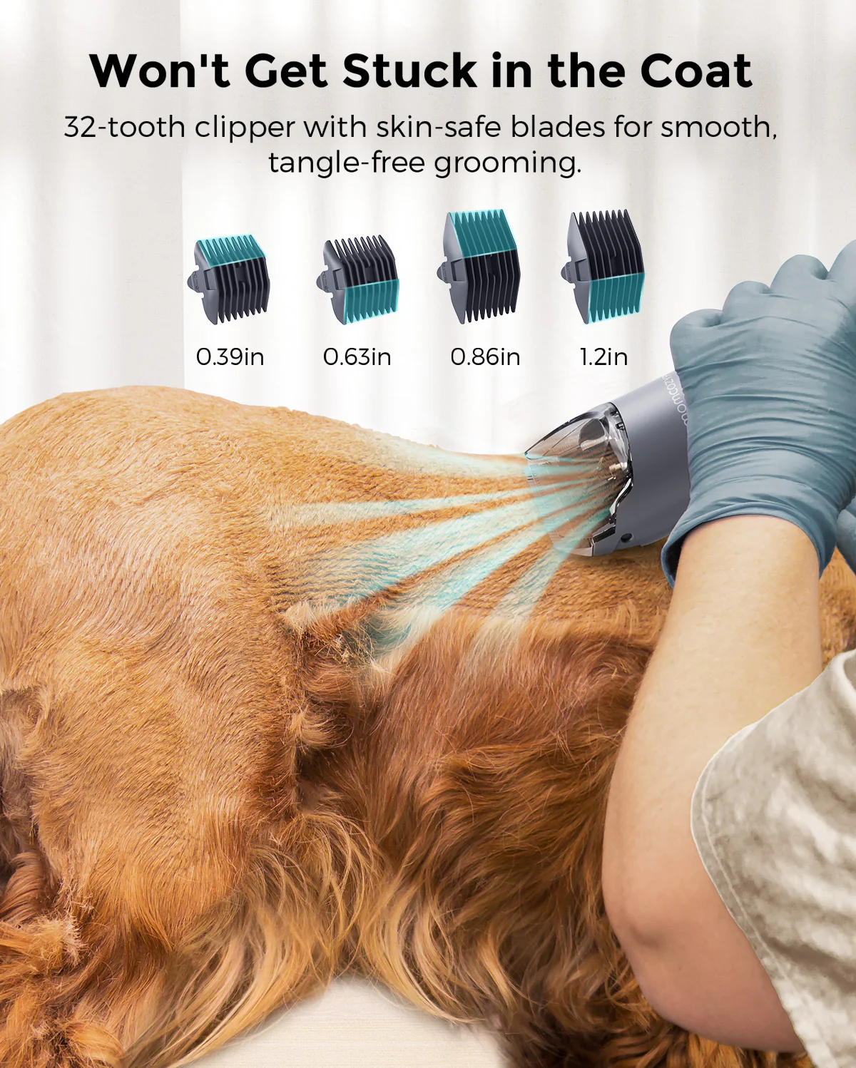 MomcozyPet FurEase Dog Grooming Vacuum Kit - Image 3