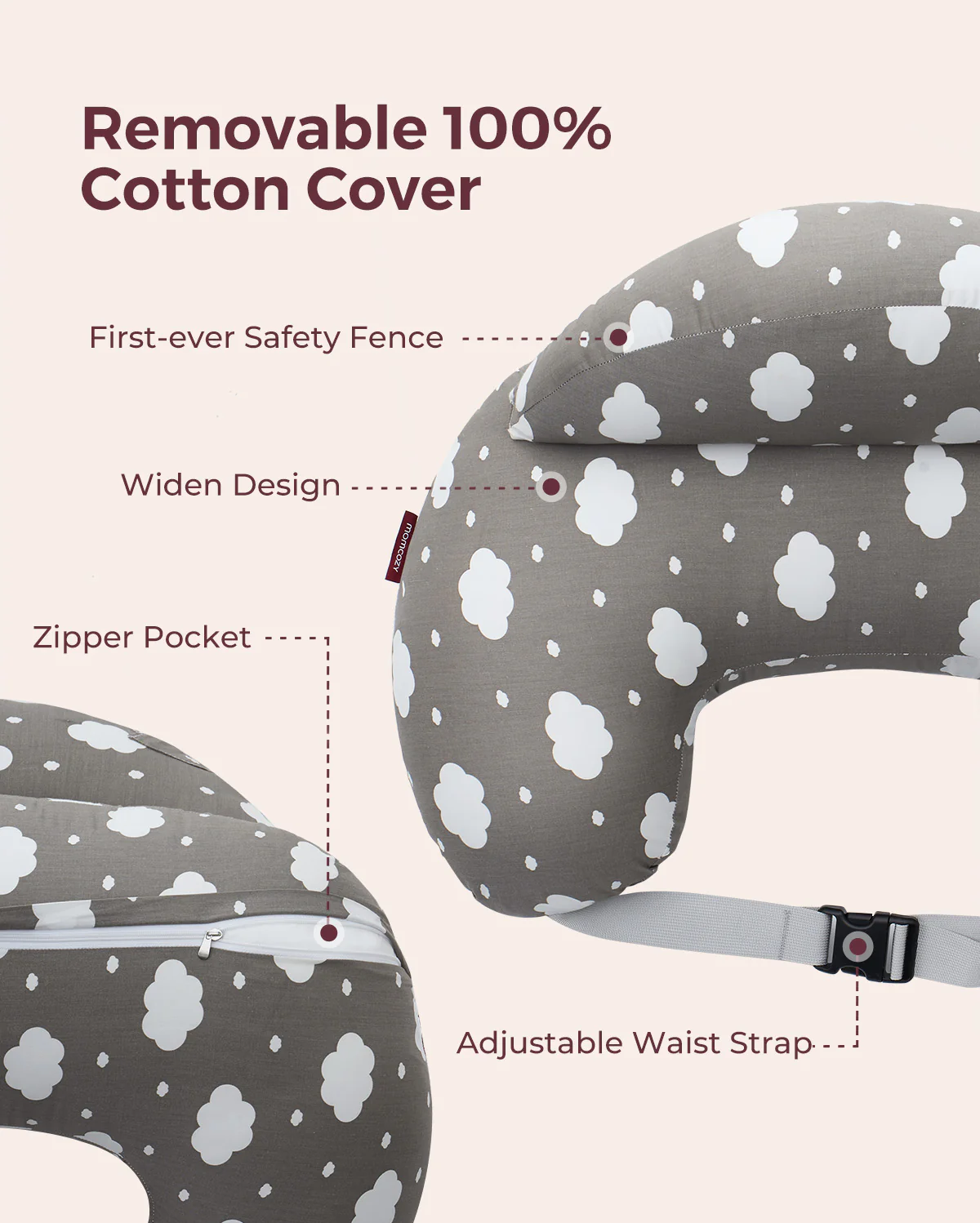Multifunctional and Adjustable Nursing Pillow - Image 19