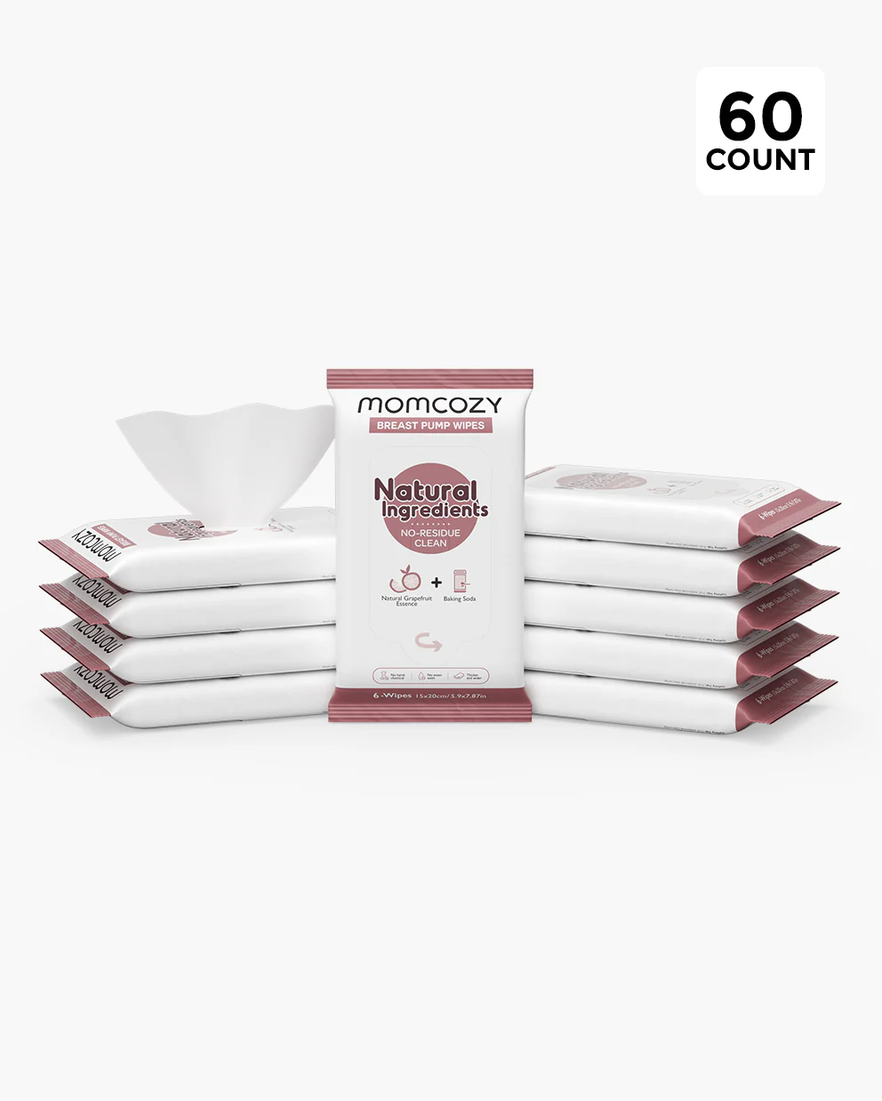 Natural Breast Pump Wipes - Safe & Convenient - Image 11