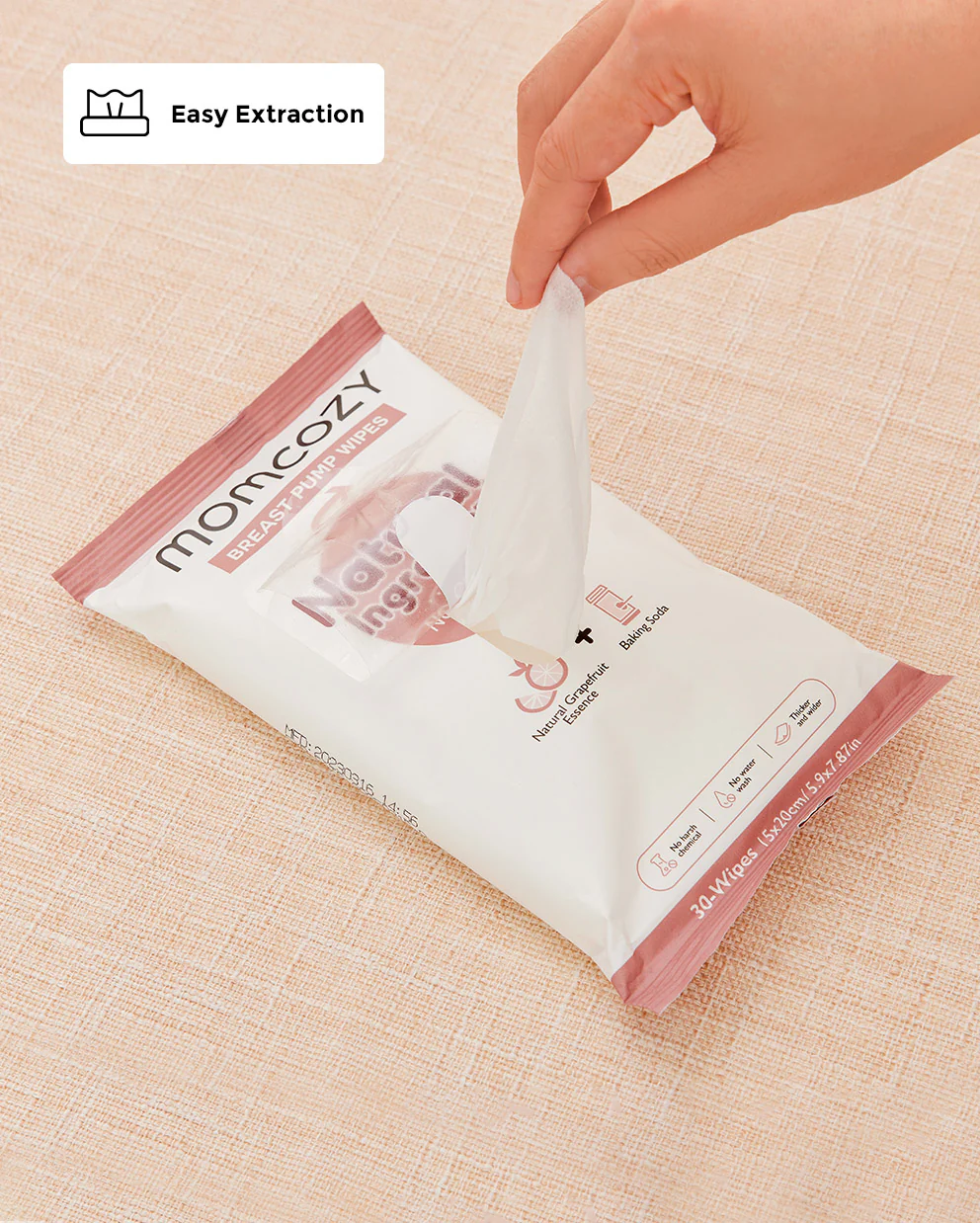 Natural Breast Pump Wipes - Safe & Convenient - Image 14