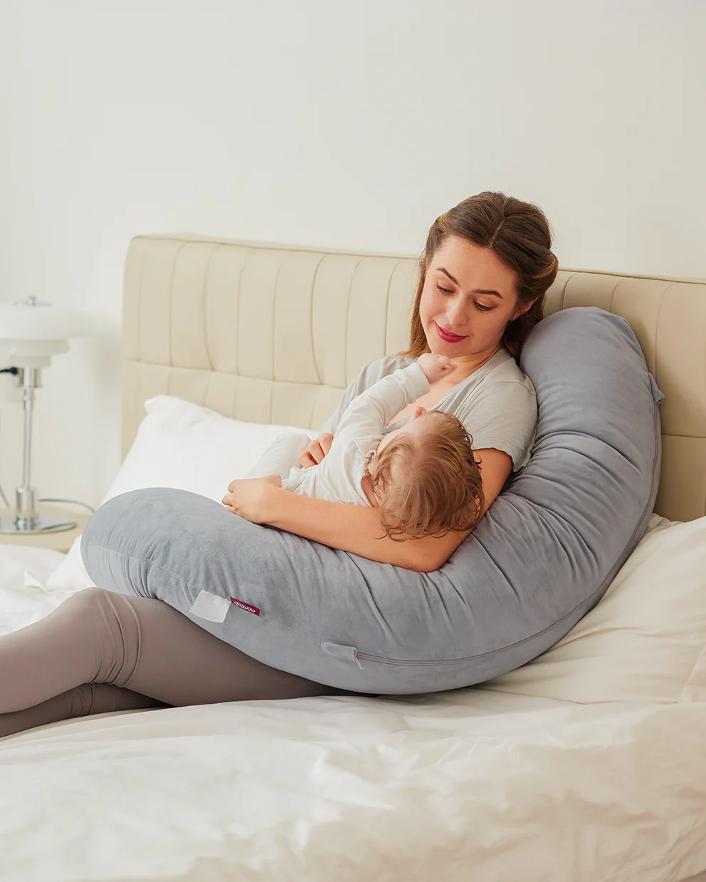 Original F Shaped Pregnancy Pillows with Adjustable Wedge Pillow - Image 7