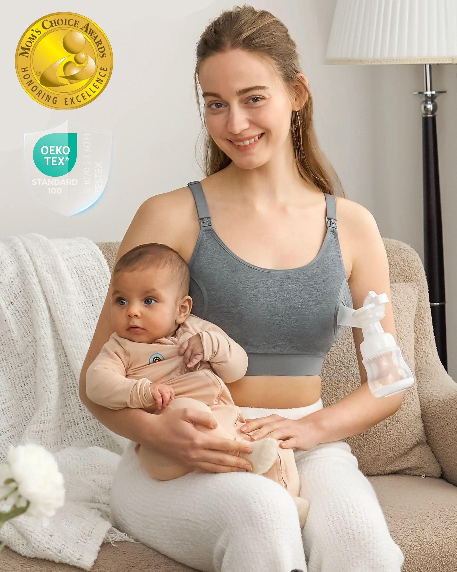 The Original: Our Basic Pumping Bra - YN08 - Image 12