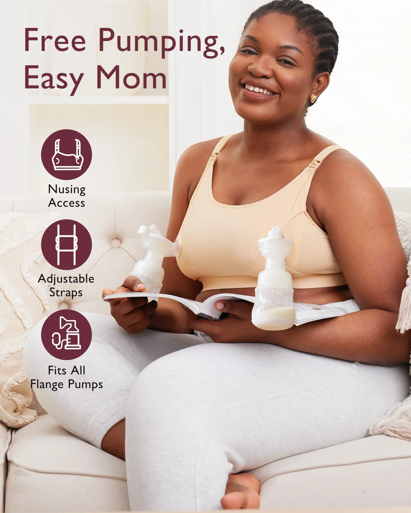 Original Hands-Free Pumping Bra | New Color - Image 20