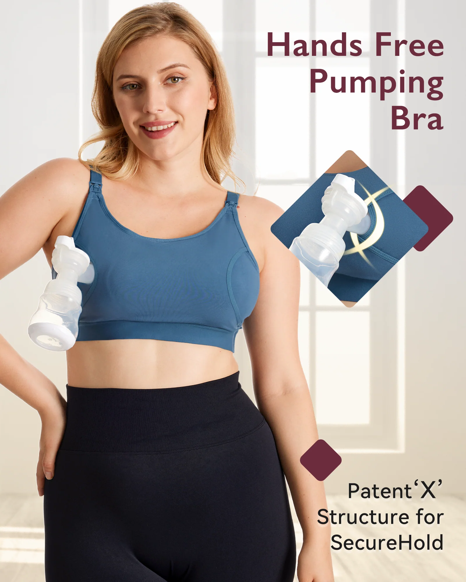 Original Hands-Free Pumping Bra | New Color - Image 24