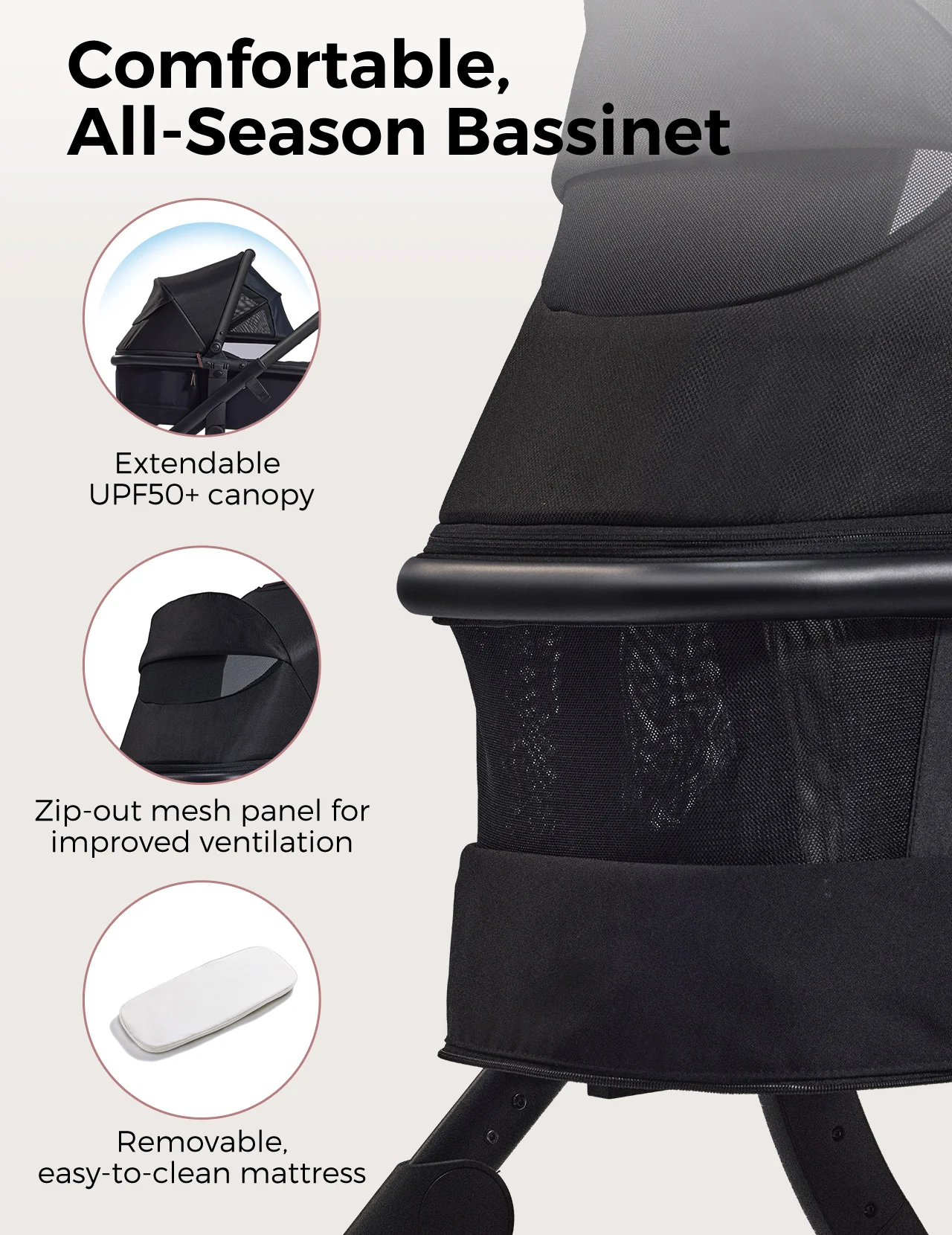 Outing Bundle: Momcozy ChangeGo Baby Stroller & Portable Sound Machine - Image 6