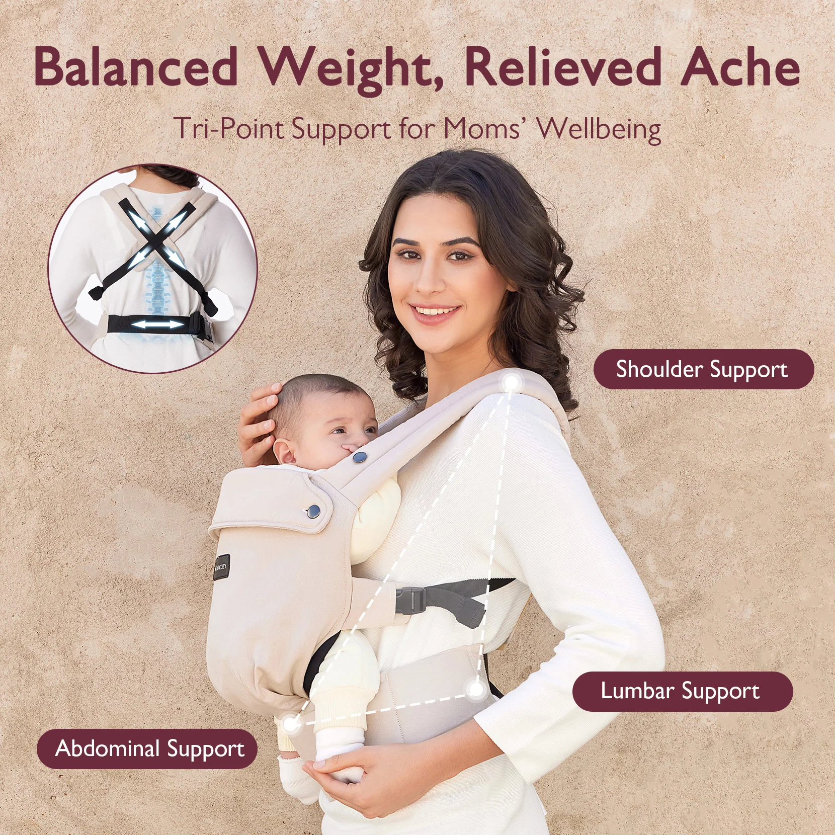 PureHug Baby Carrier - Ergonomic Cozy & Lightweight - Image 54