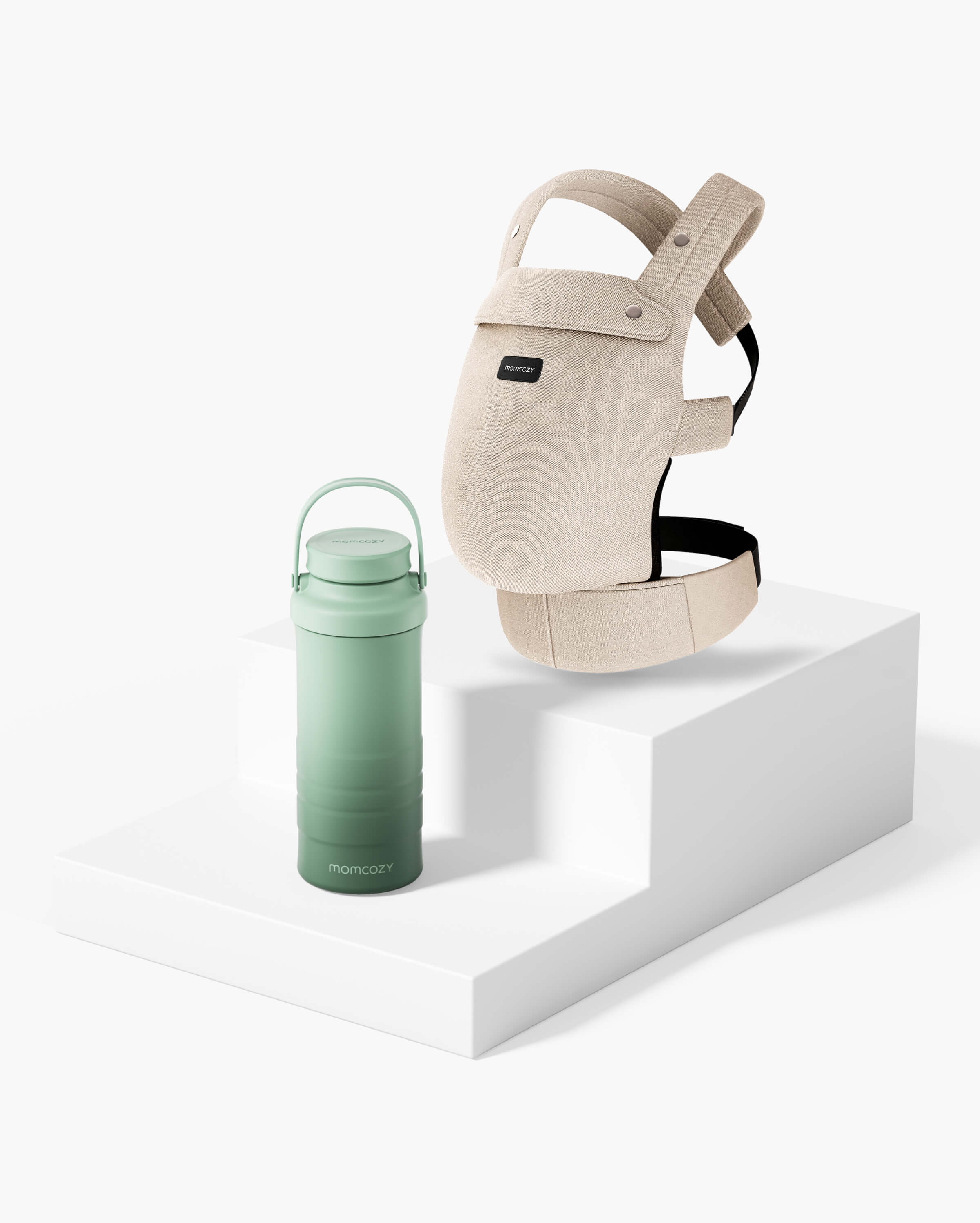 Outing Essentials Bundle: Baby Carrier and Portable Baby Bottle Cooler - Image 2