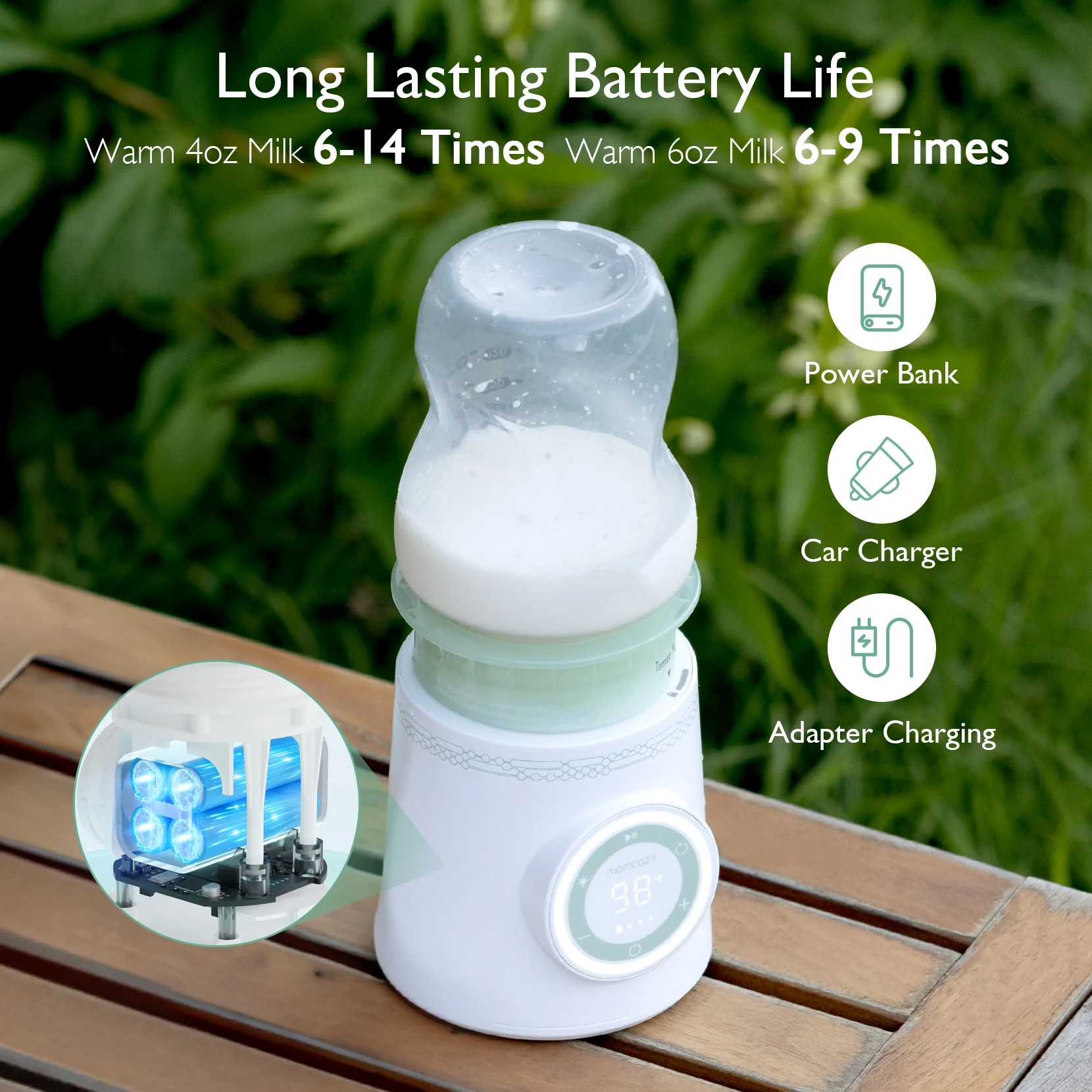 Cordless Portable Baby Bottle Warmer for Travel - Image 4